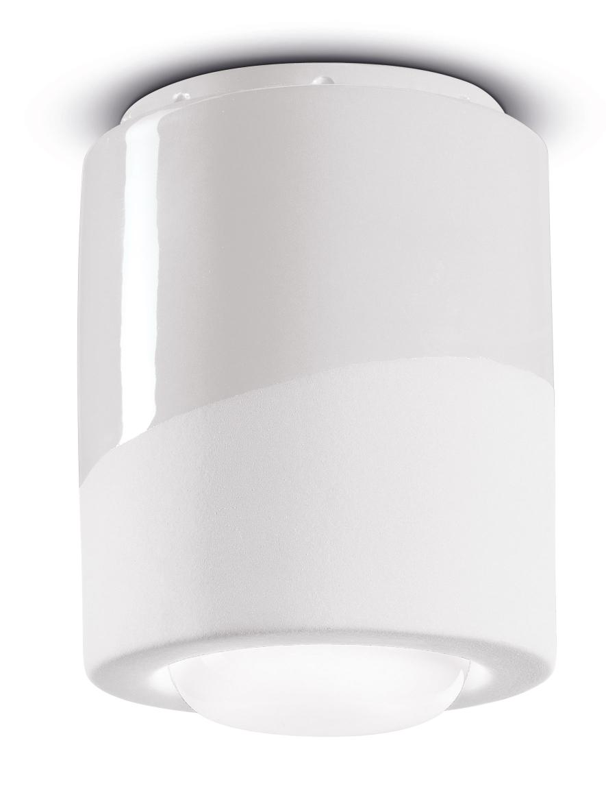 White ceramic spot lamp PI