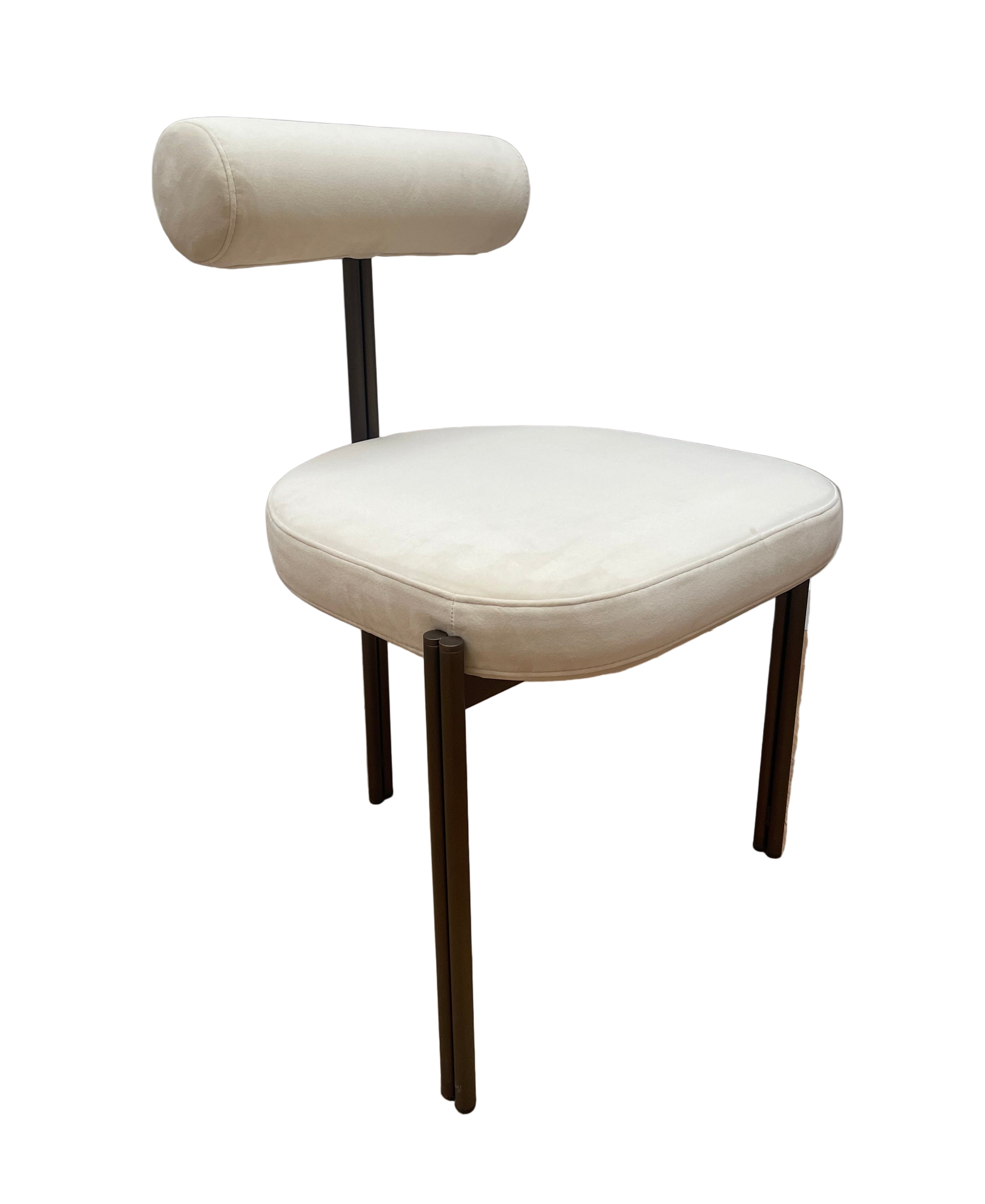 Sametová stolička CAILLOU béžová - po výstave