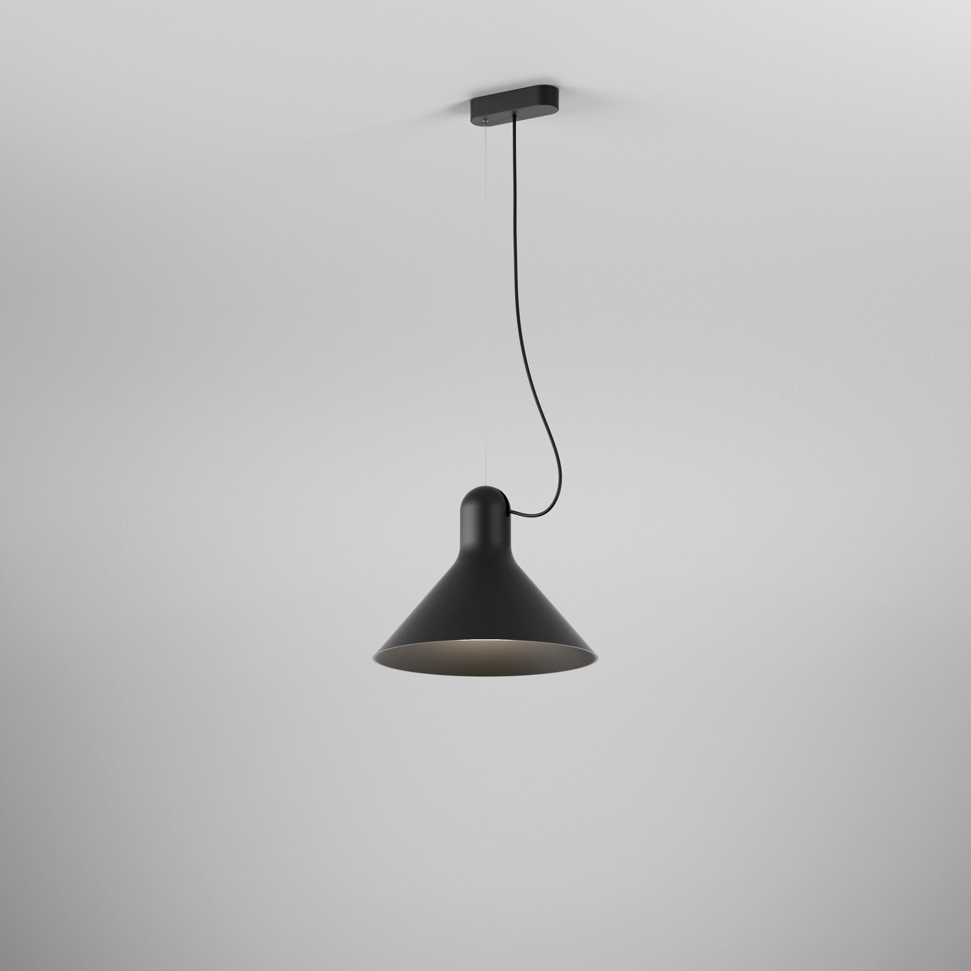 CONA black pendant lamp
