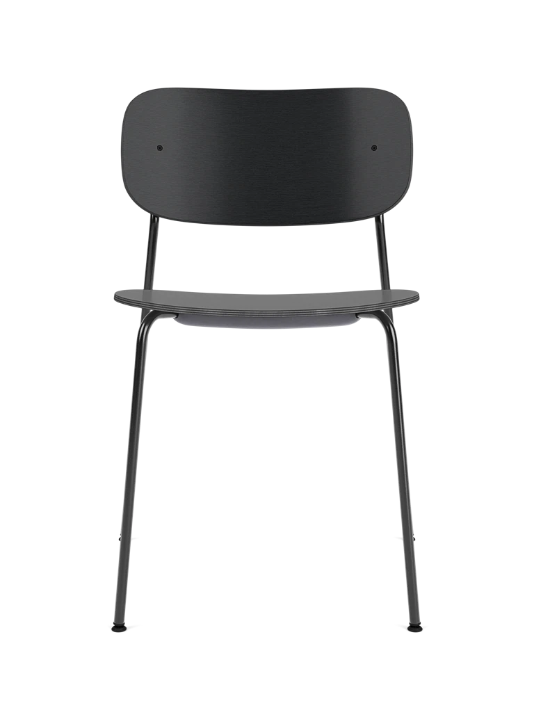 CO Chair black oak veneer with black base