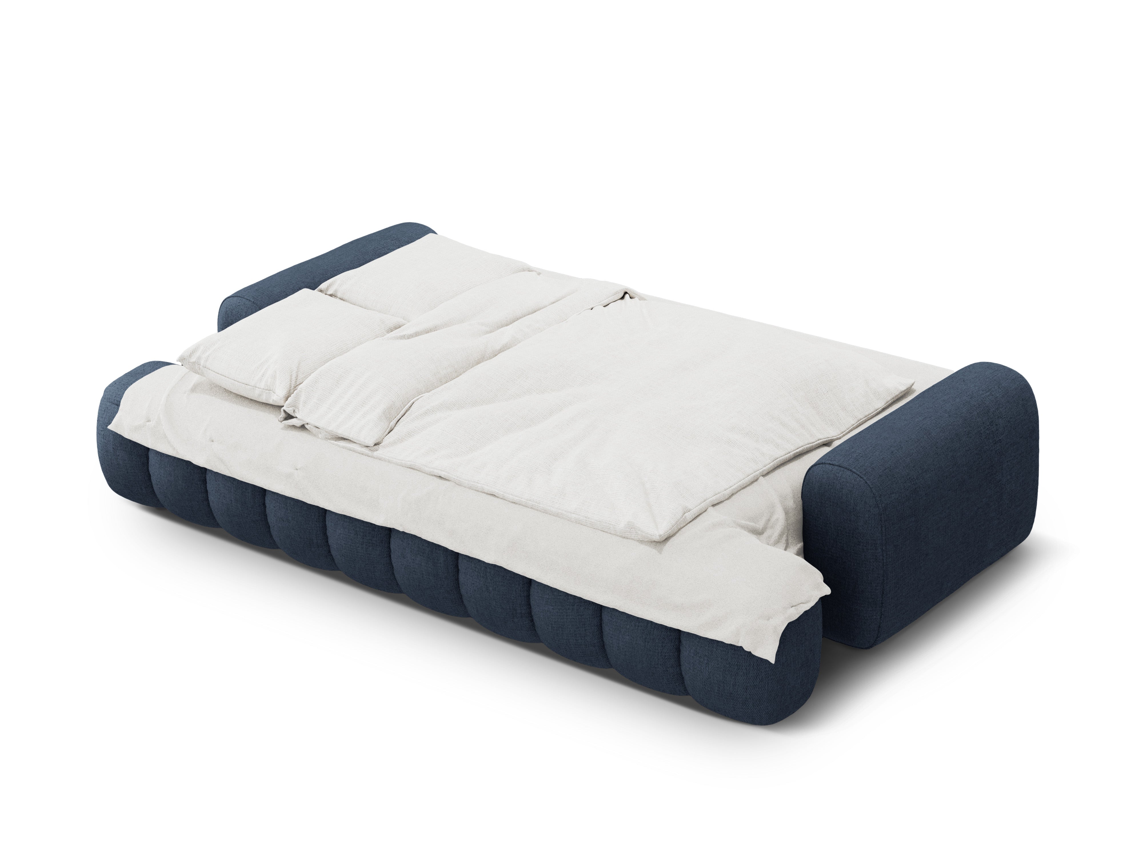 Pohovka s funkciou spania pre 4 osoby LINZ modrá