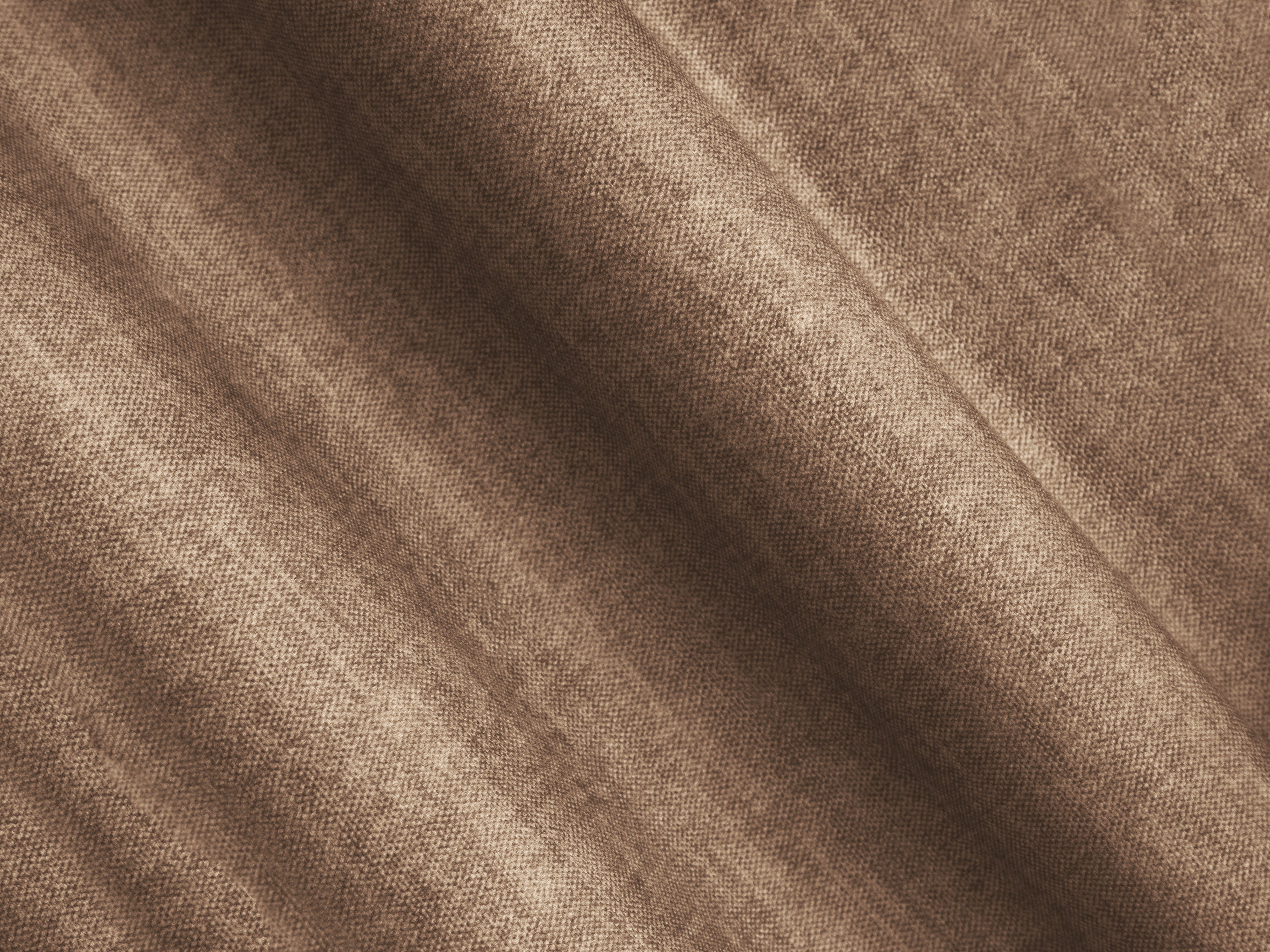 Velvet 2-Seater Sofa LINZ Dark Beige