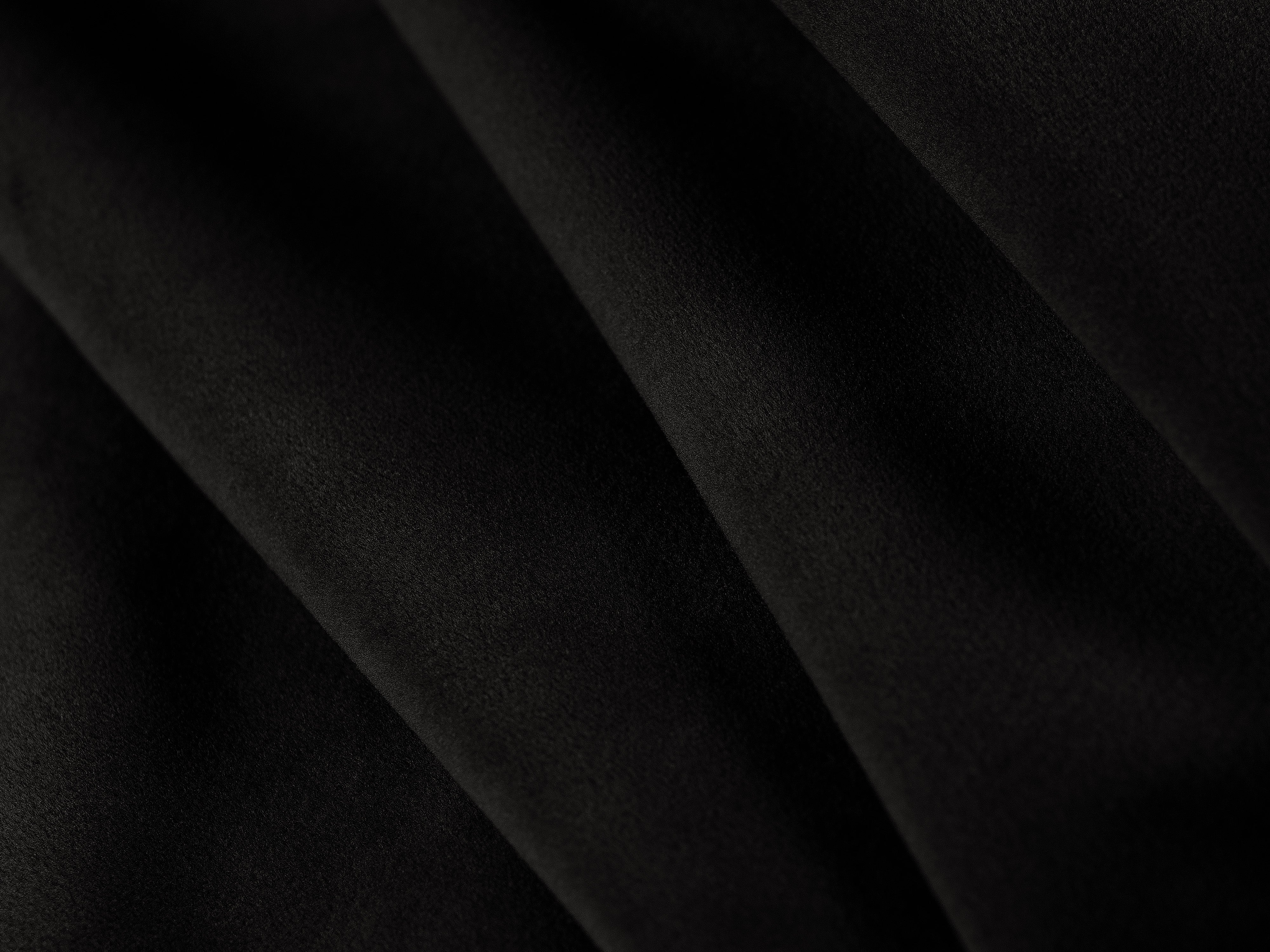 Black velvet 2-seater sofa STRINO
