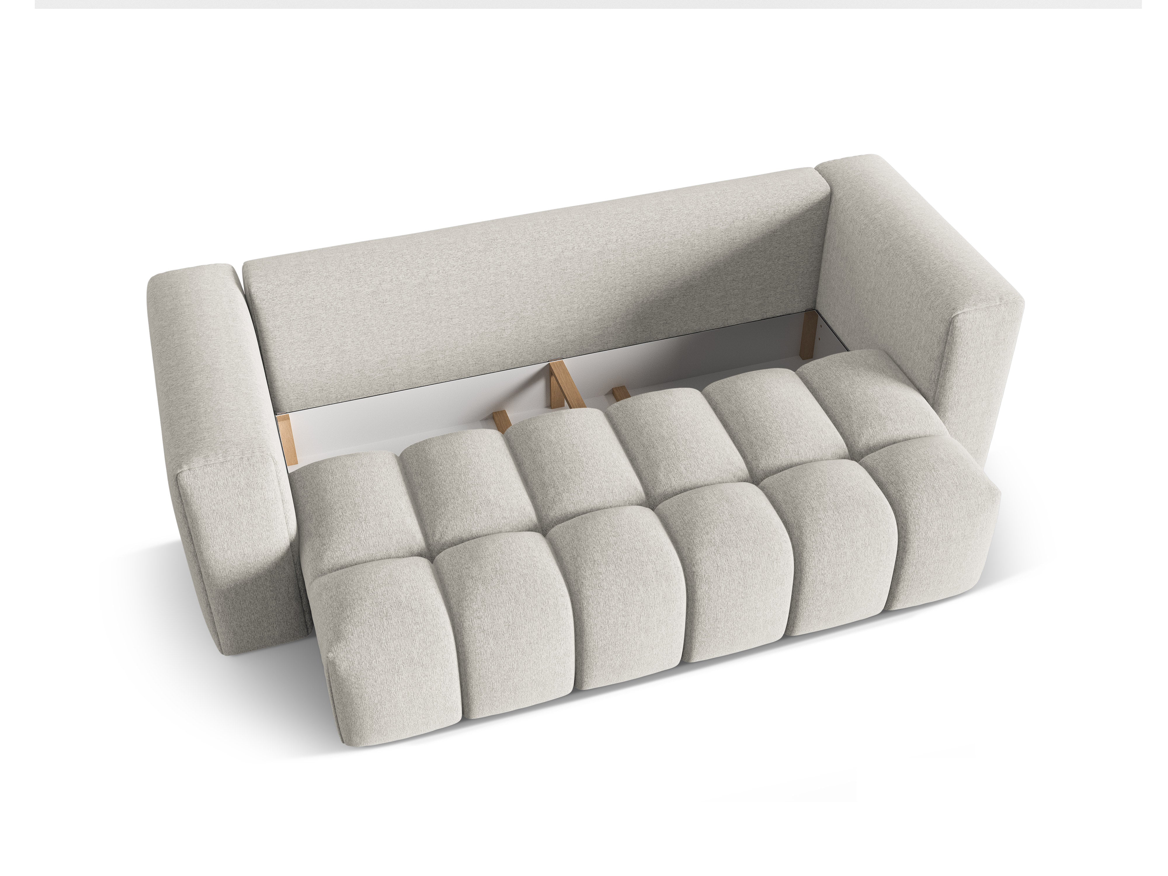 Sofa 3-osobowa z funkcją spania VERONA beżowy