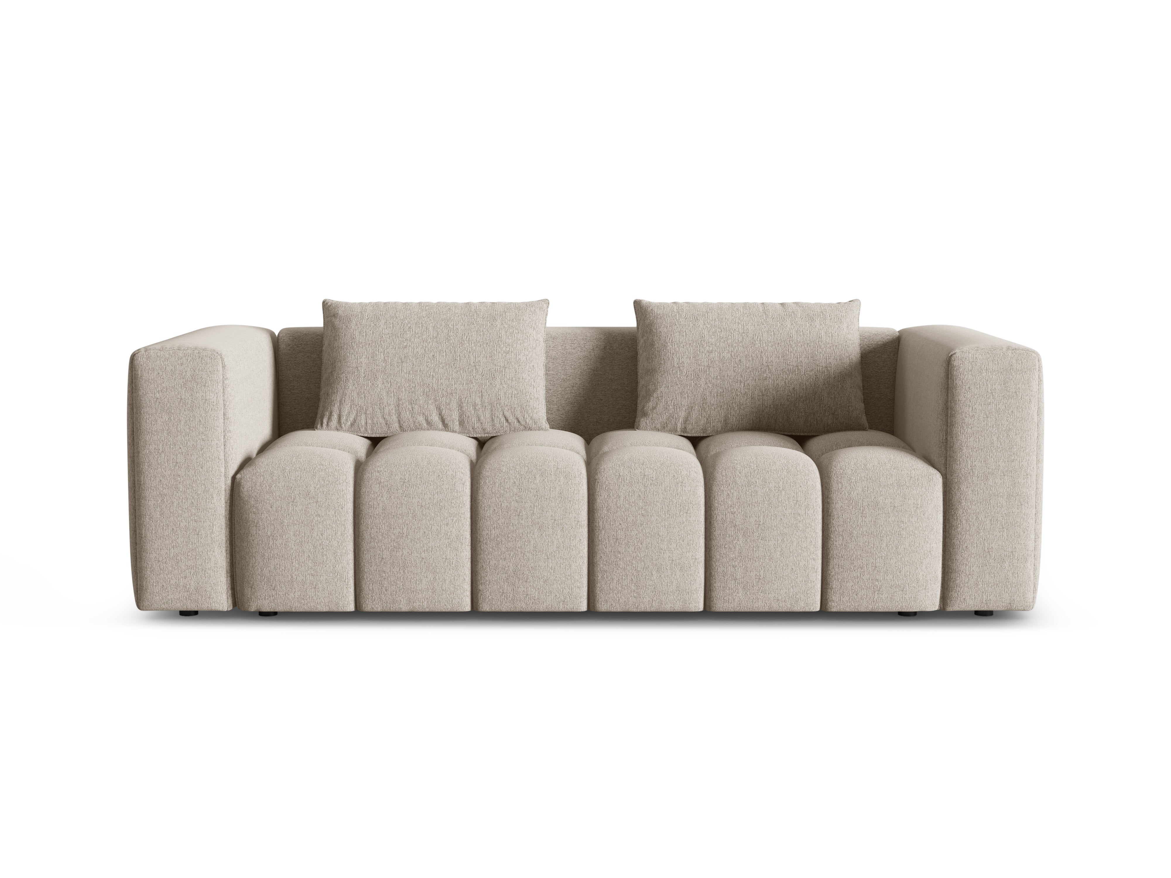 3-Seater Sofa with Sleeping Function VERONA Sand