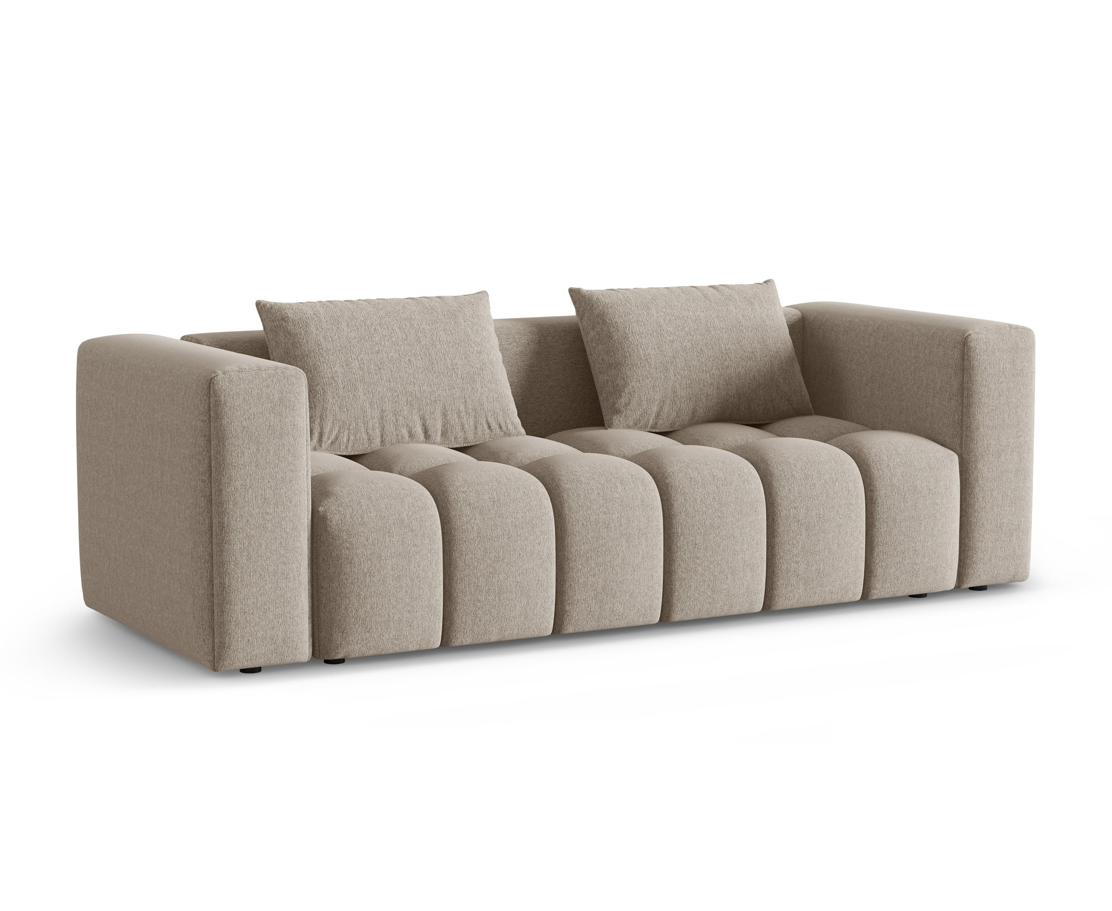 3-Seater Sofa with Sleeping Function VERONA Sand
