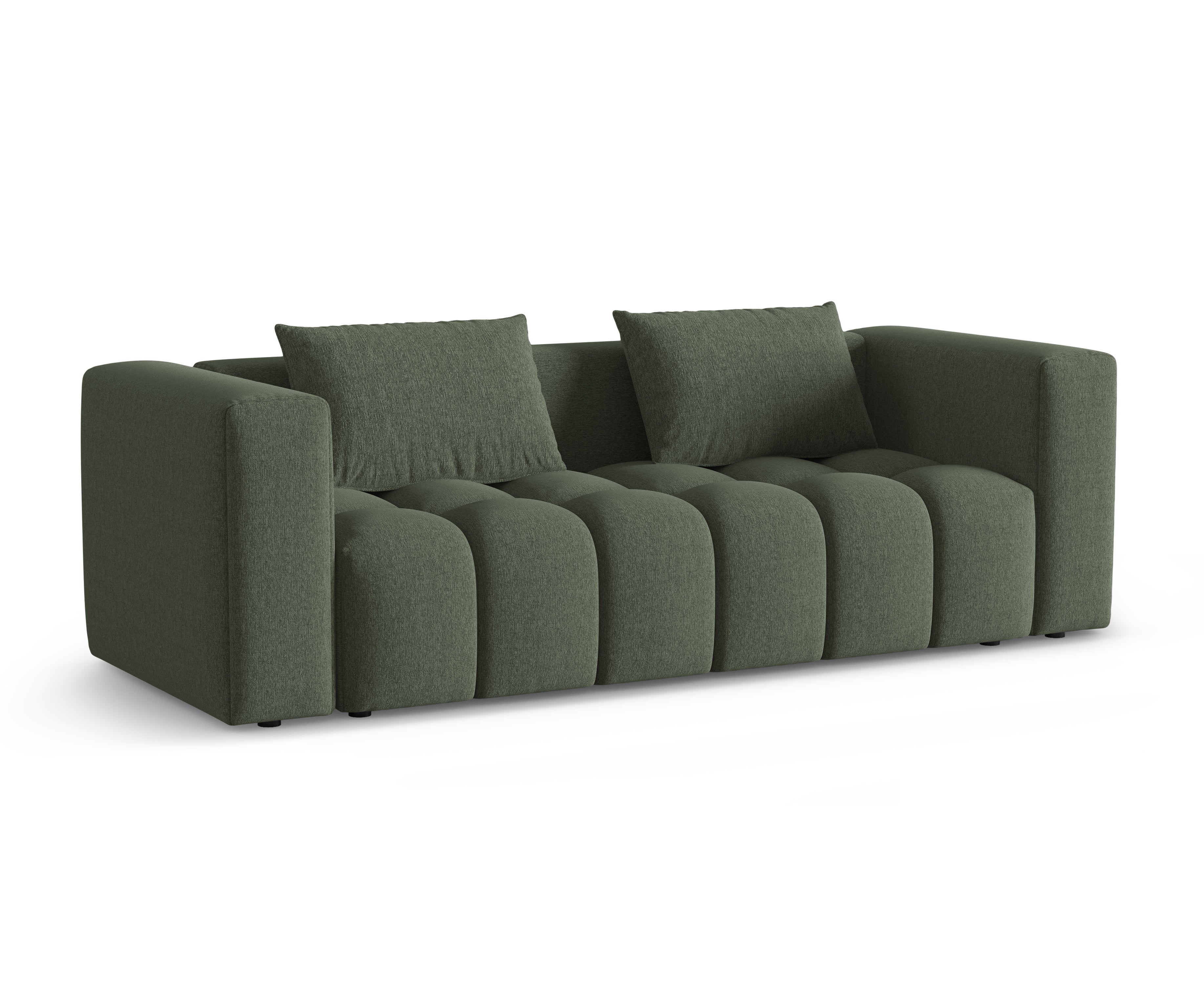 Sofa pre 3 osoby s funkciou spania VERONA olivová