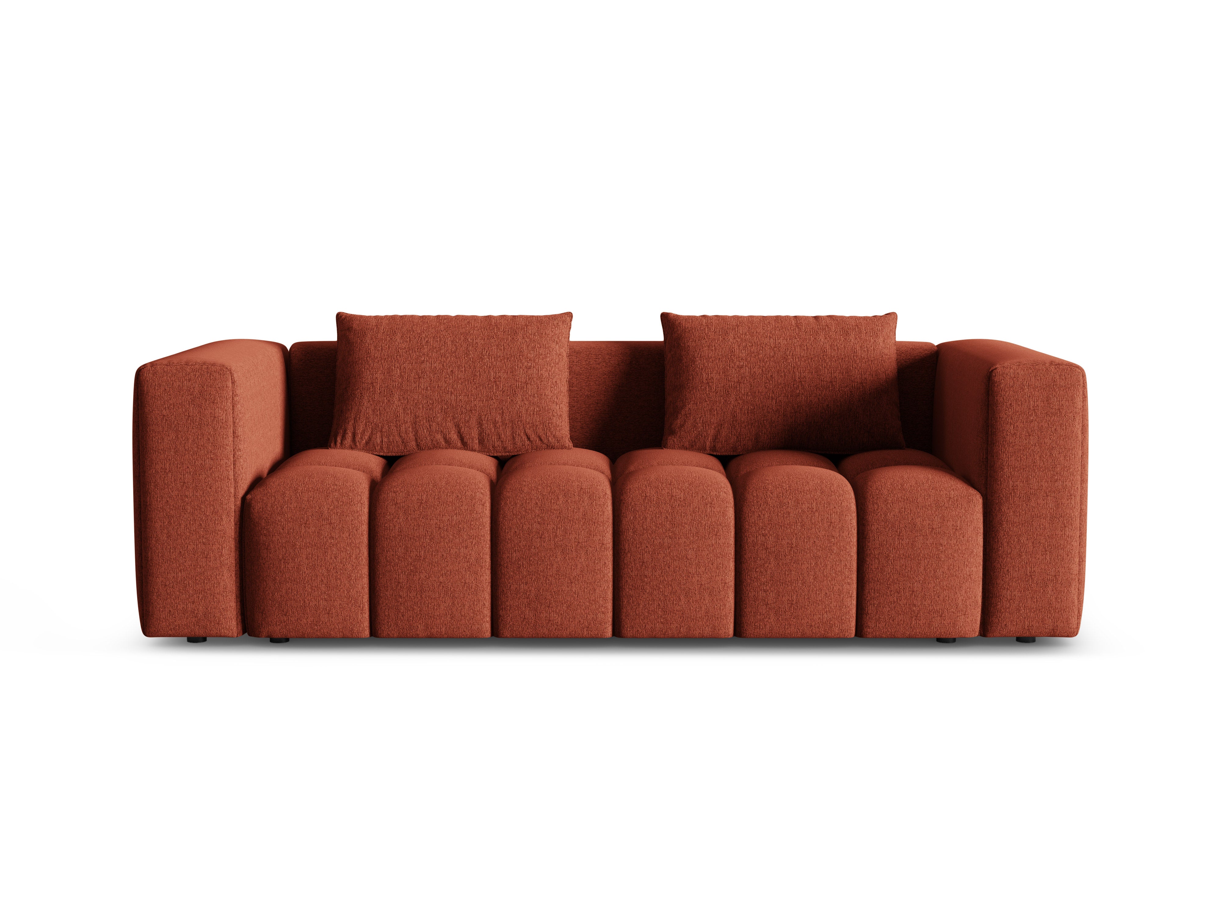Sofa pre 3 osoby s funkciou spania VERONA koralová