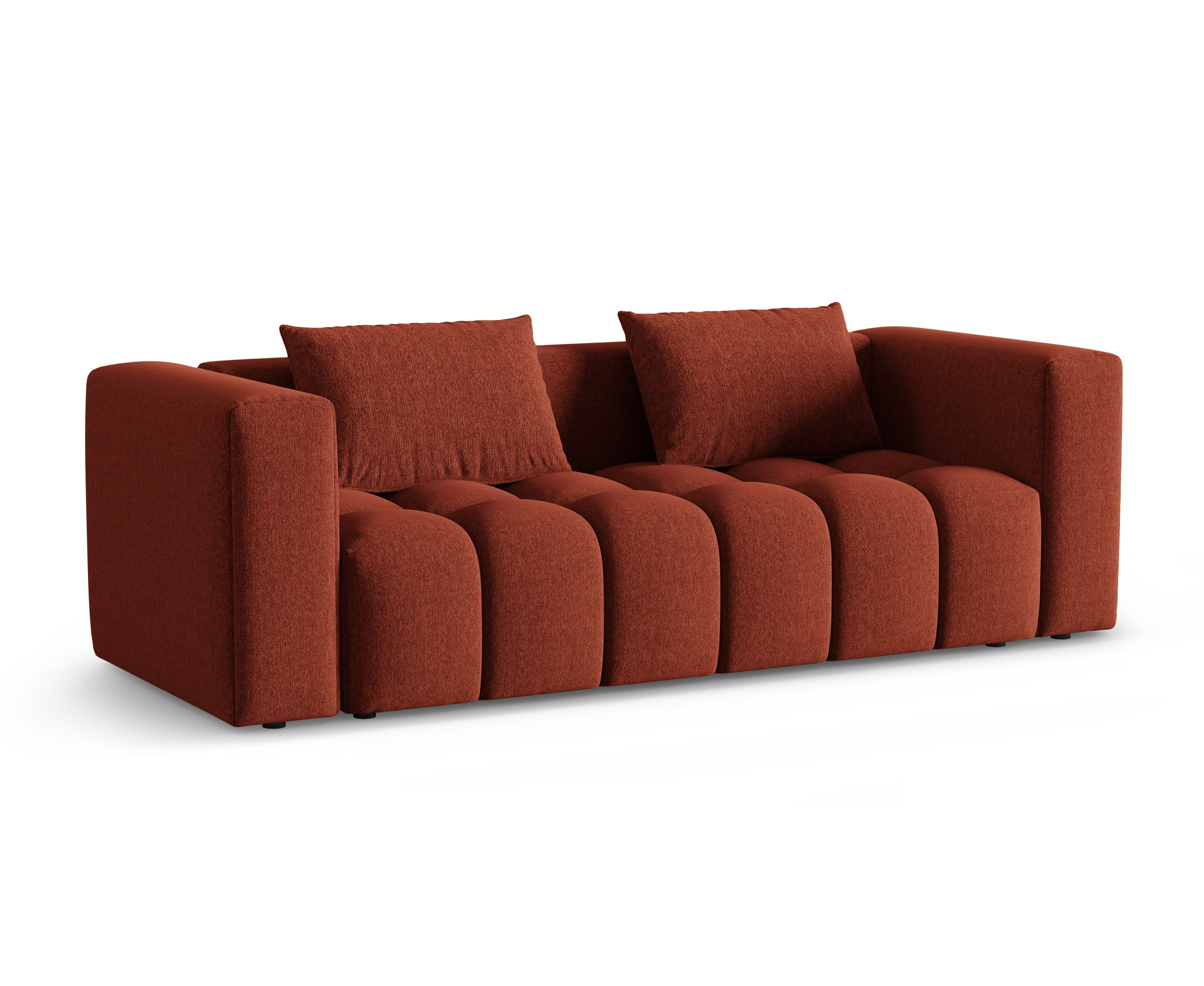Sofa pre 3 osoby s funkciou spania VERONA koralová
