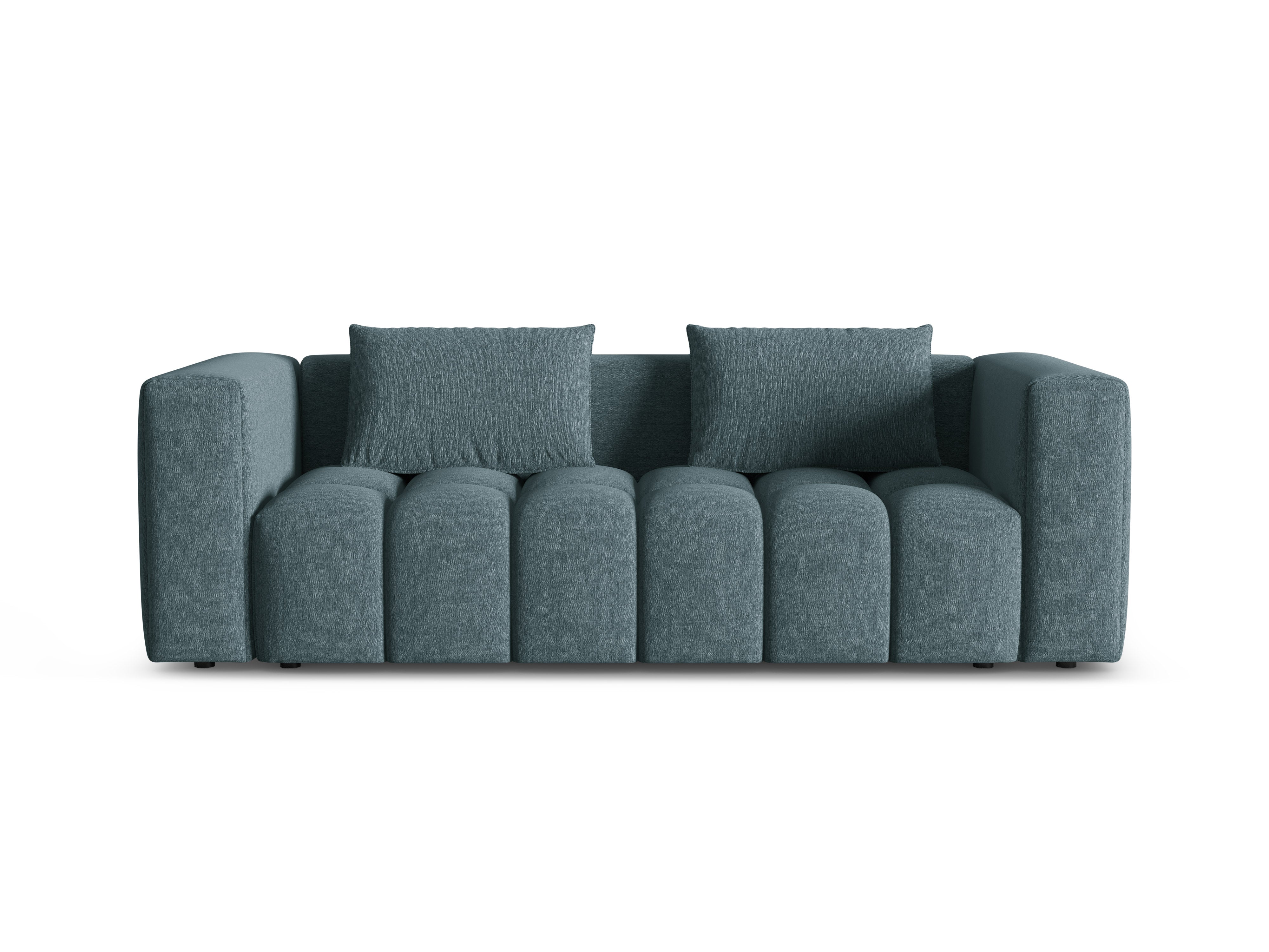 Sofa pre 3 osoby s funkciou spania VERONA svetlomodrá