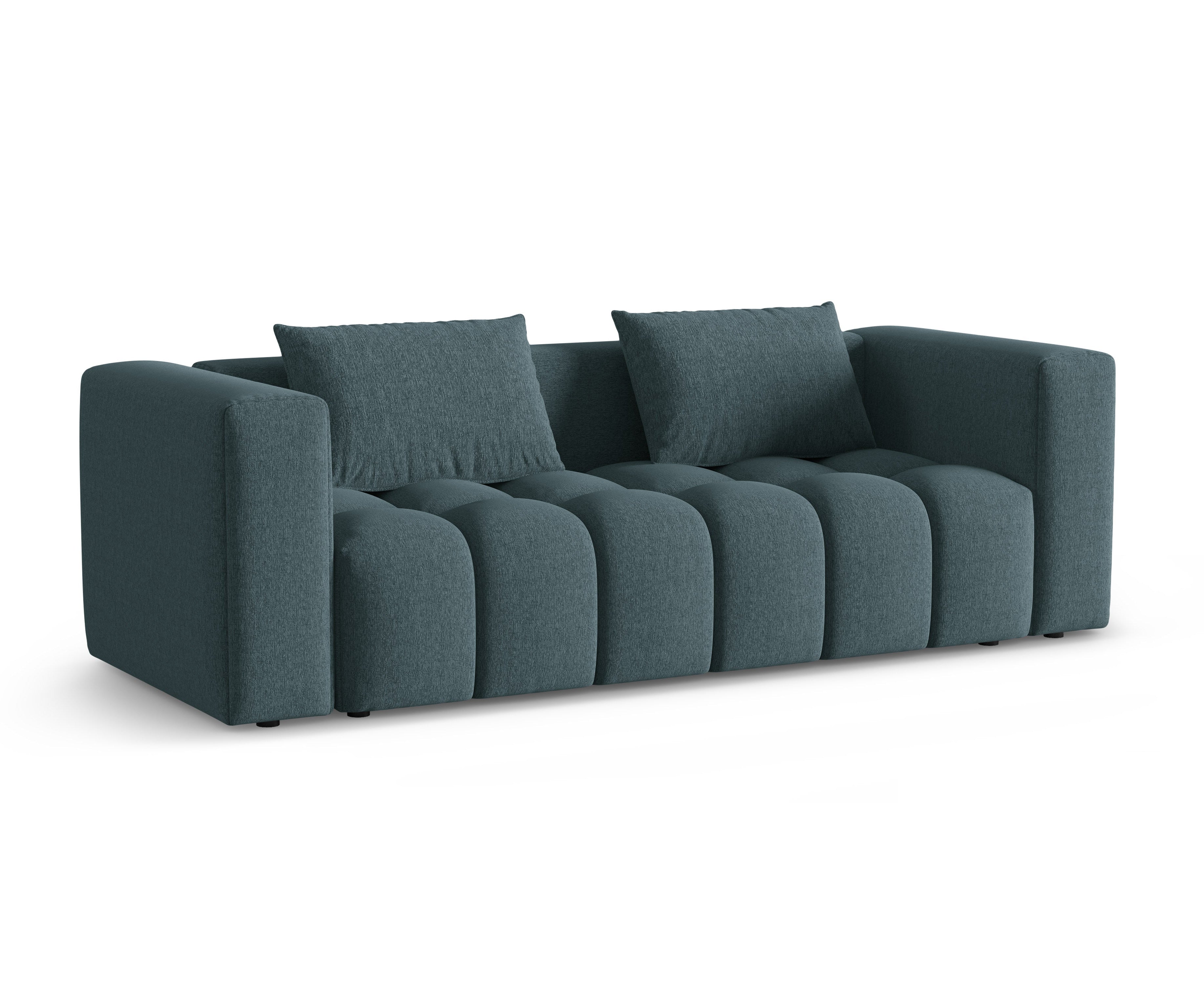 Sofa pre 3 osoby s funkciou spania VERONA svetlomodrá