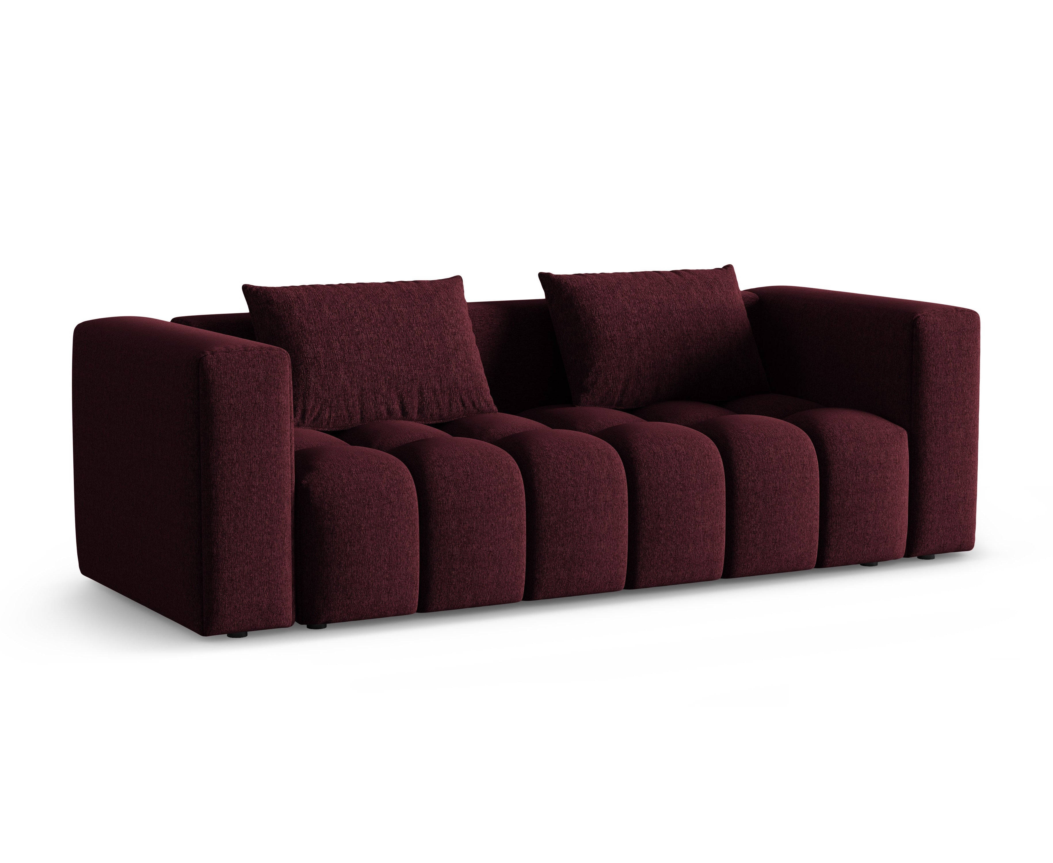 Sofa pre 3 osoby s funkciou spania VERONA burgundská