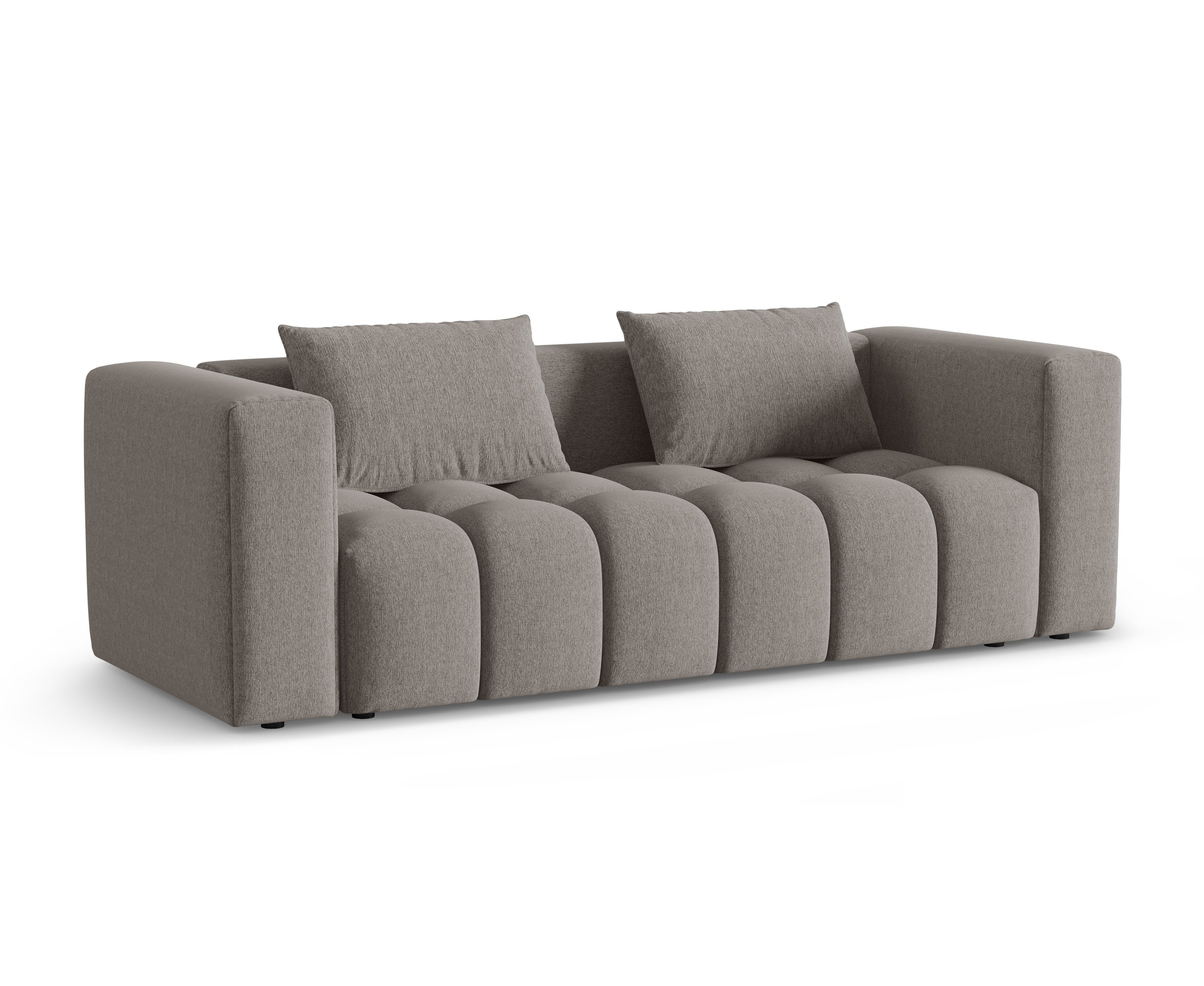 Sofa pre 3 osoby s funkciou spania VERONA teplá šedá