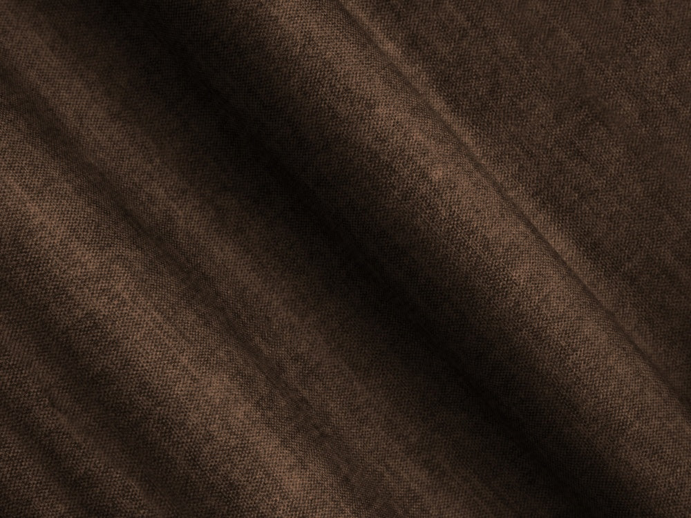 3-seater velvet sofa LORETTO chocolate