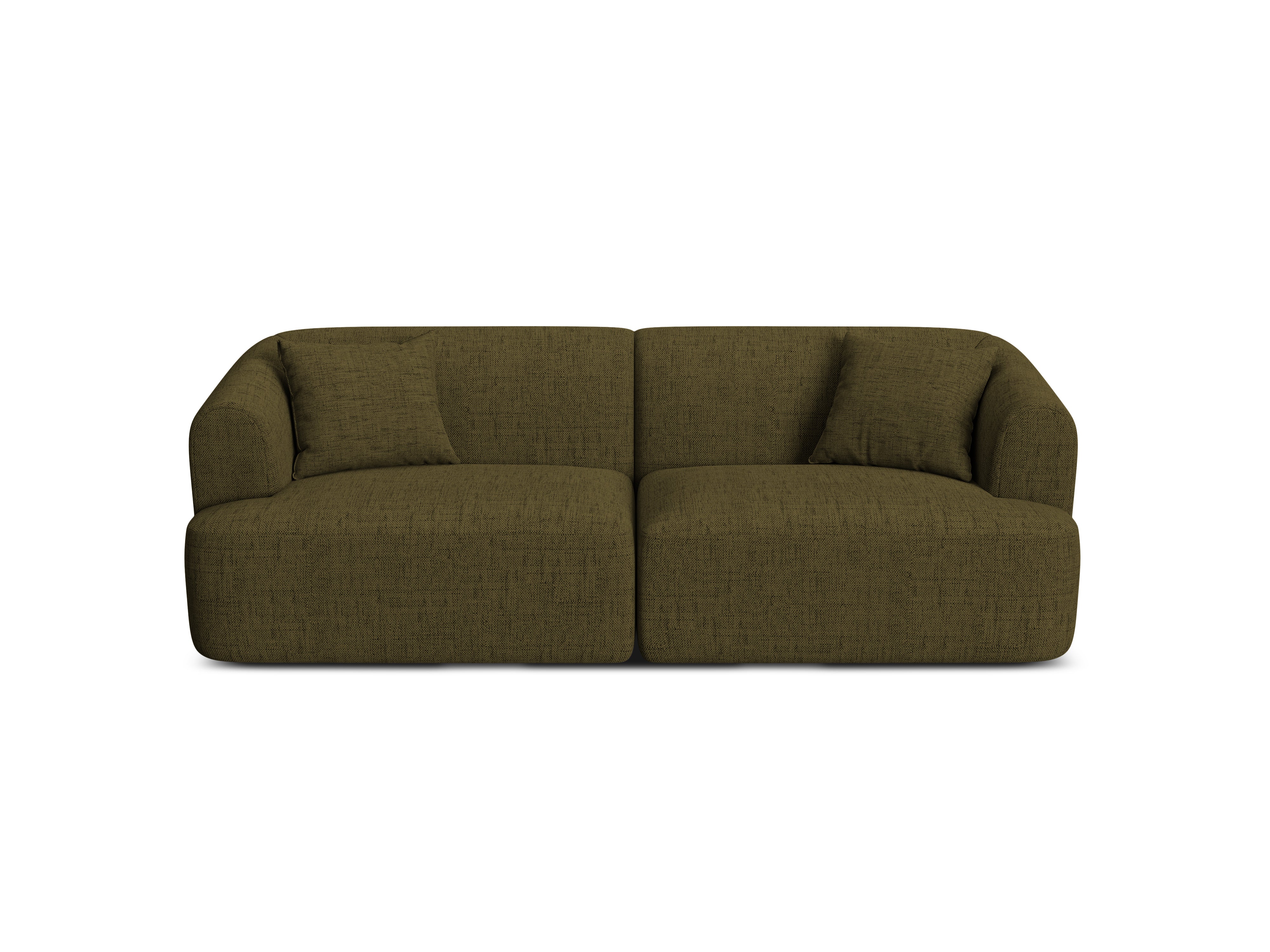 3-seater Sofa CAMPI green chenille