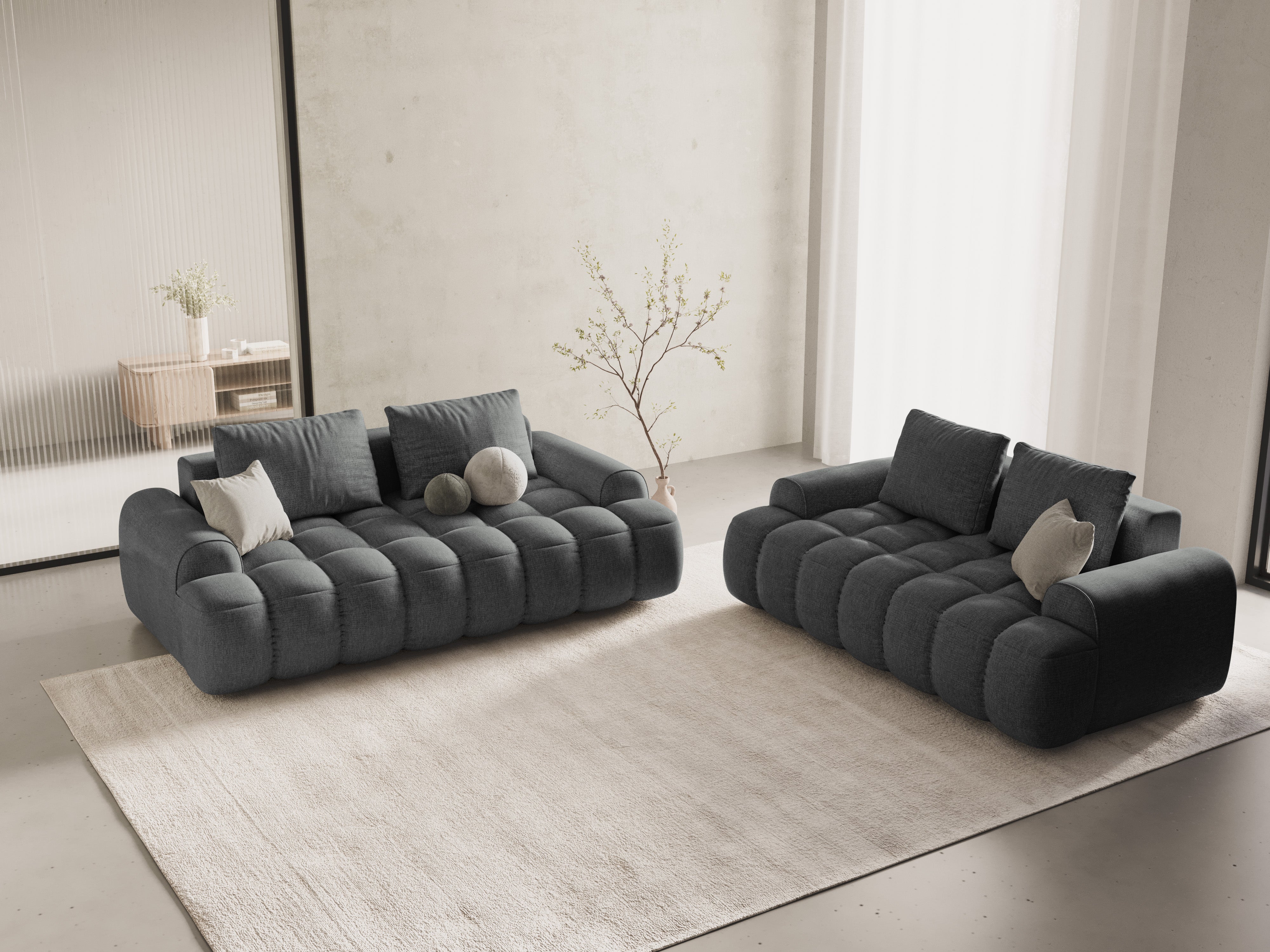 Sofa pre 3 osoby LINZ šedá