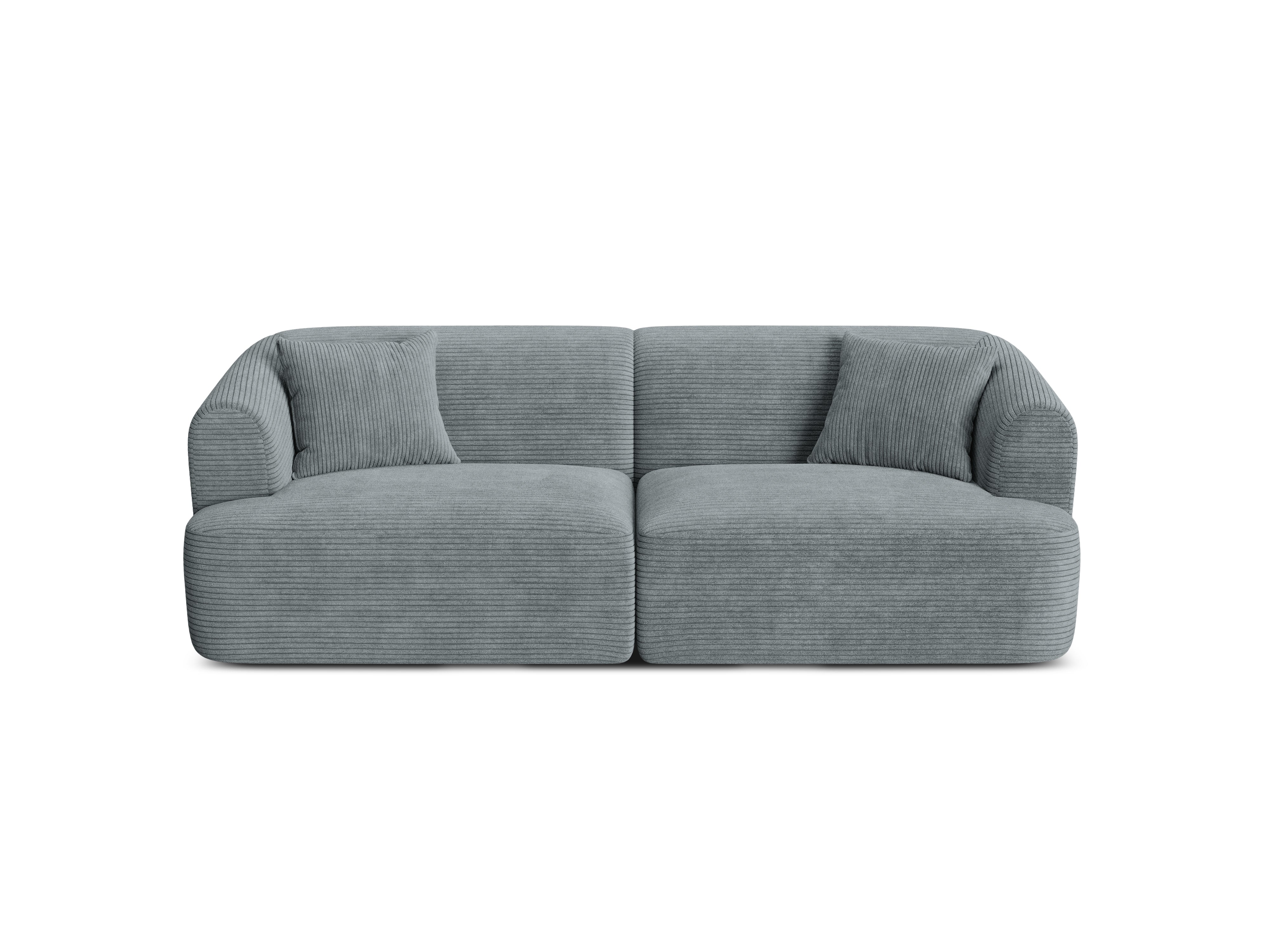 Sofa 3-osobová CAMPI šedý zamat