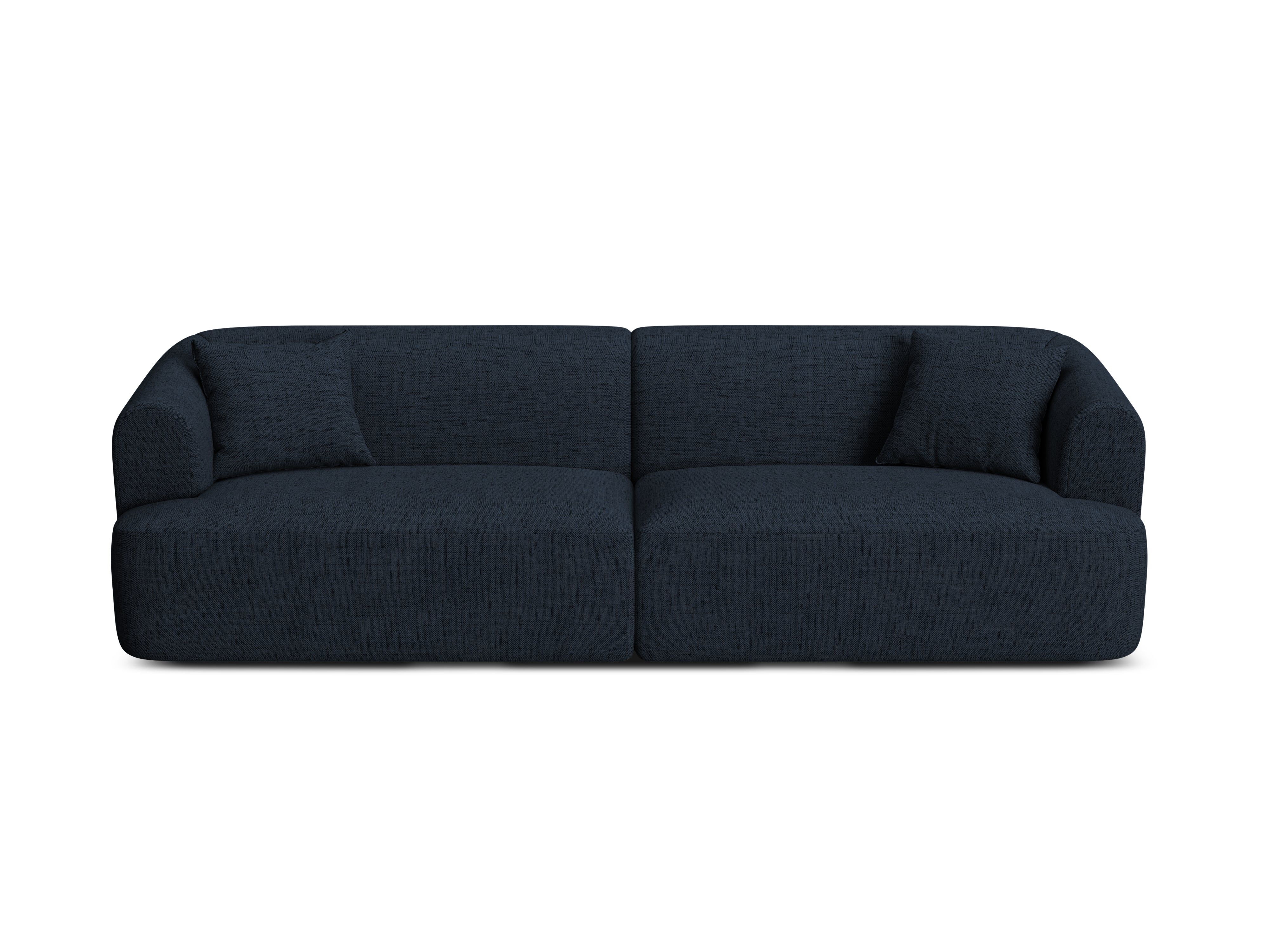 4-seater CAMPI sofa blue chenille