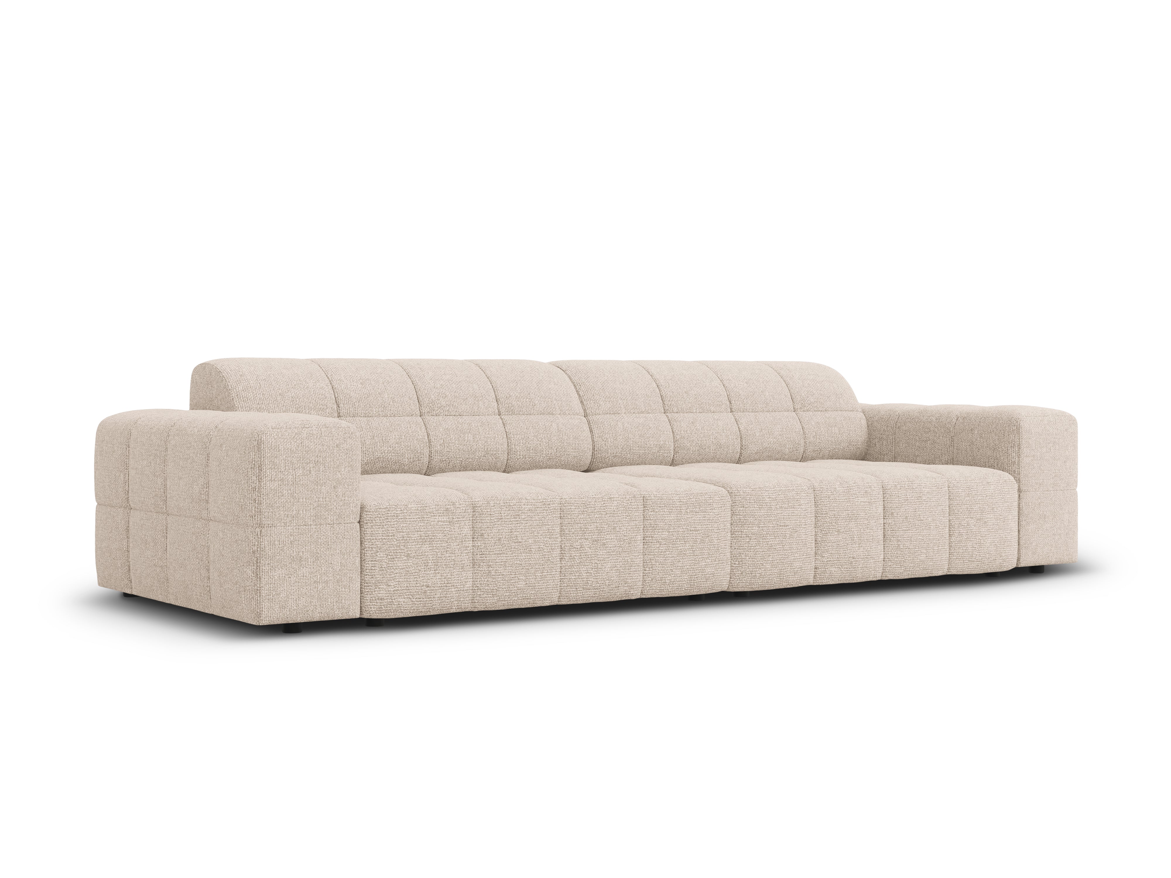 Pohovka 4-osobová CHICAGO béžový šenil