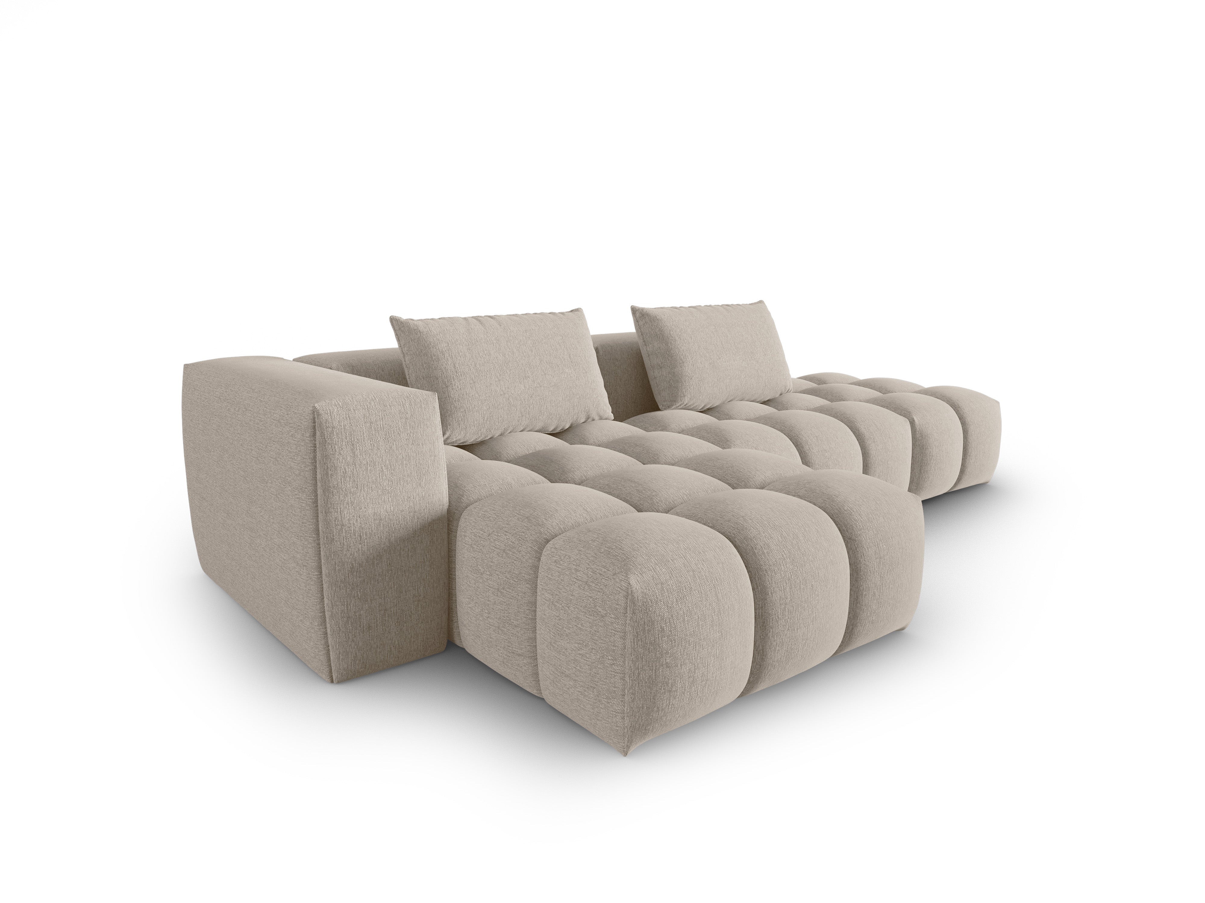 VERONA open left-facing 4-seater corner sofa sand