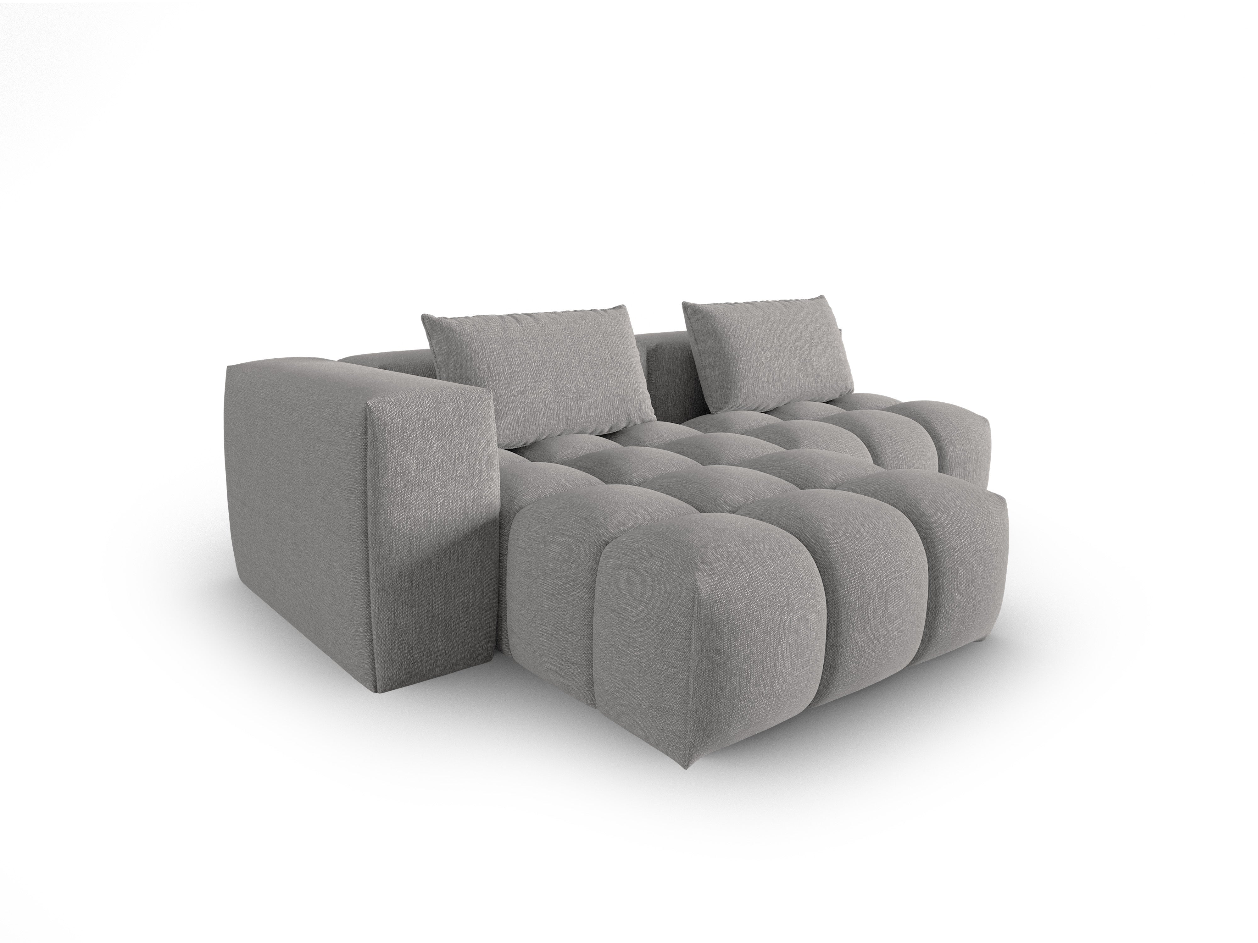 Left-facing open 3-seater corner sofa VERONA warm gray