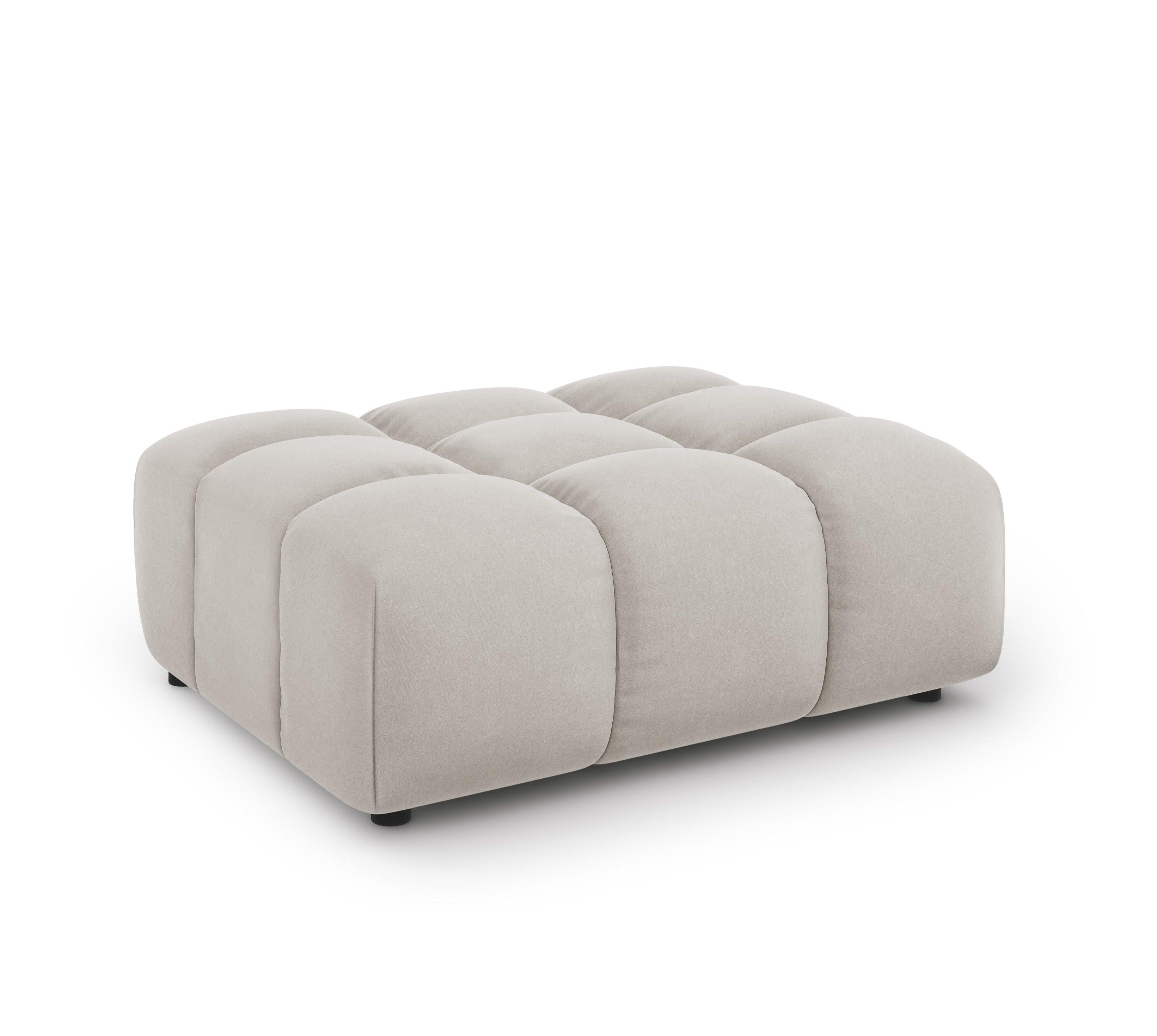 Puf aksamitny SKY kość słoniowa Cosmopolitan Design Eye on Design