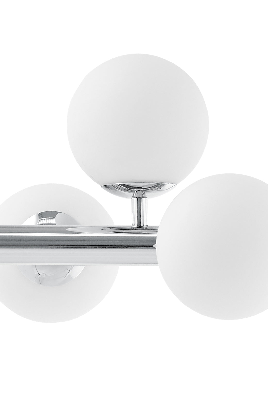 CUMULUS 3 Chrome Ceiling Lamp
