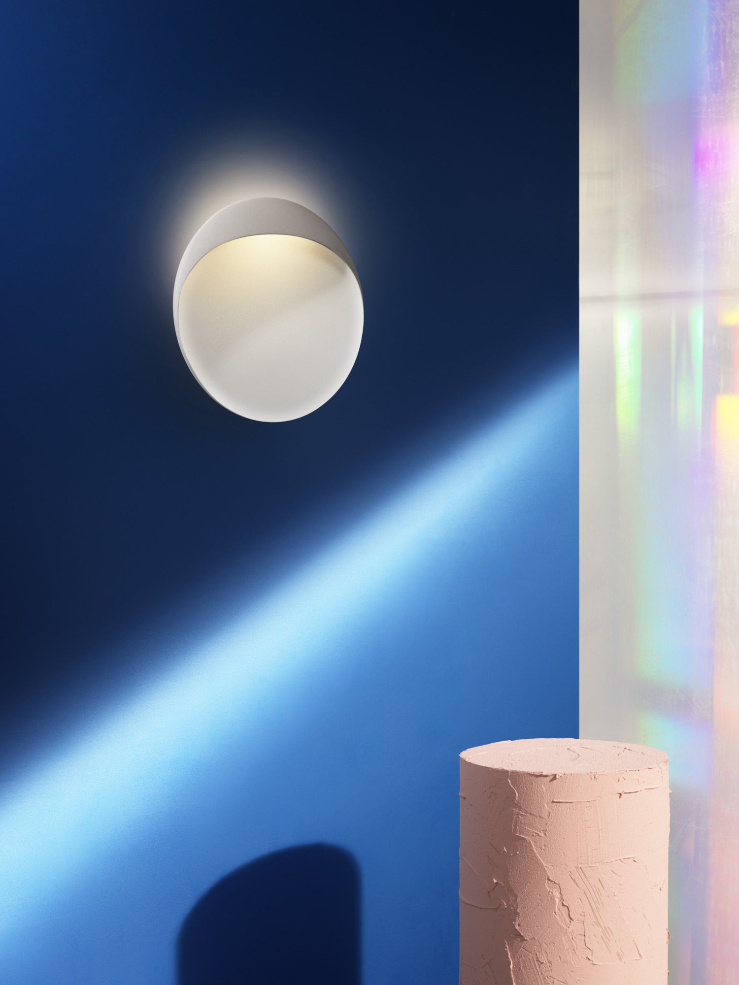 Nástenná lampa FLINDT hliníková