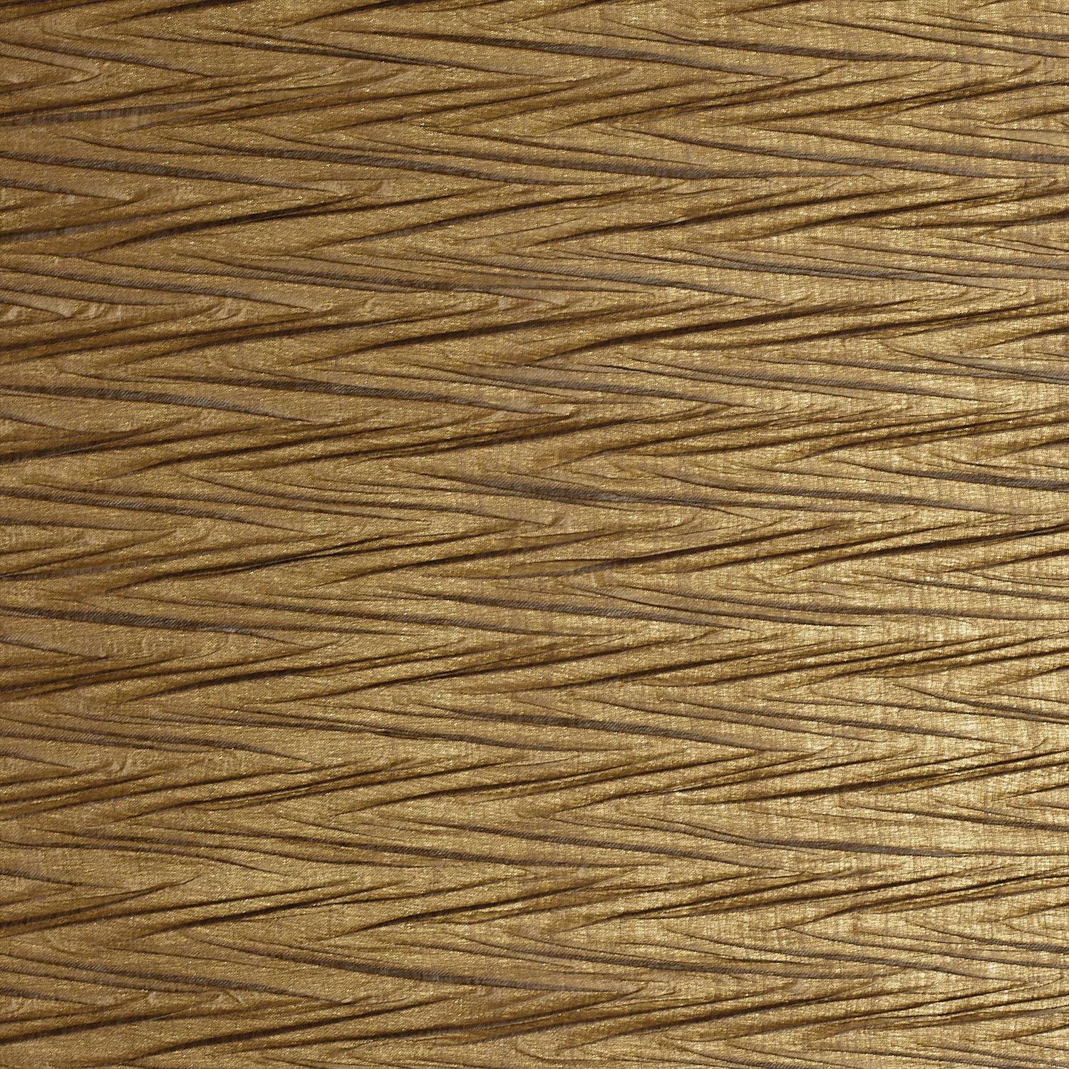 Textile wallpaper with a metallic geometric pattern THÉIA gold