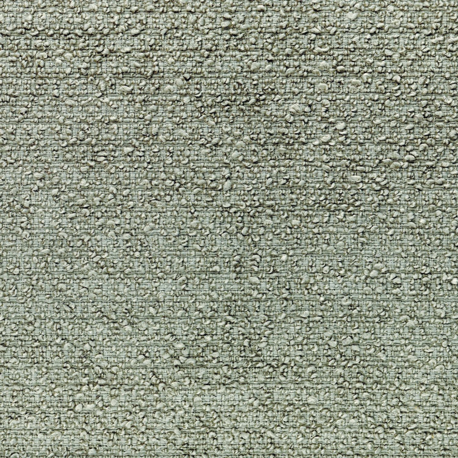 Textured textile wallpaper boucle ETREINTE - GREEN GRAY green with gray