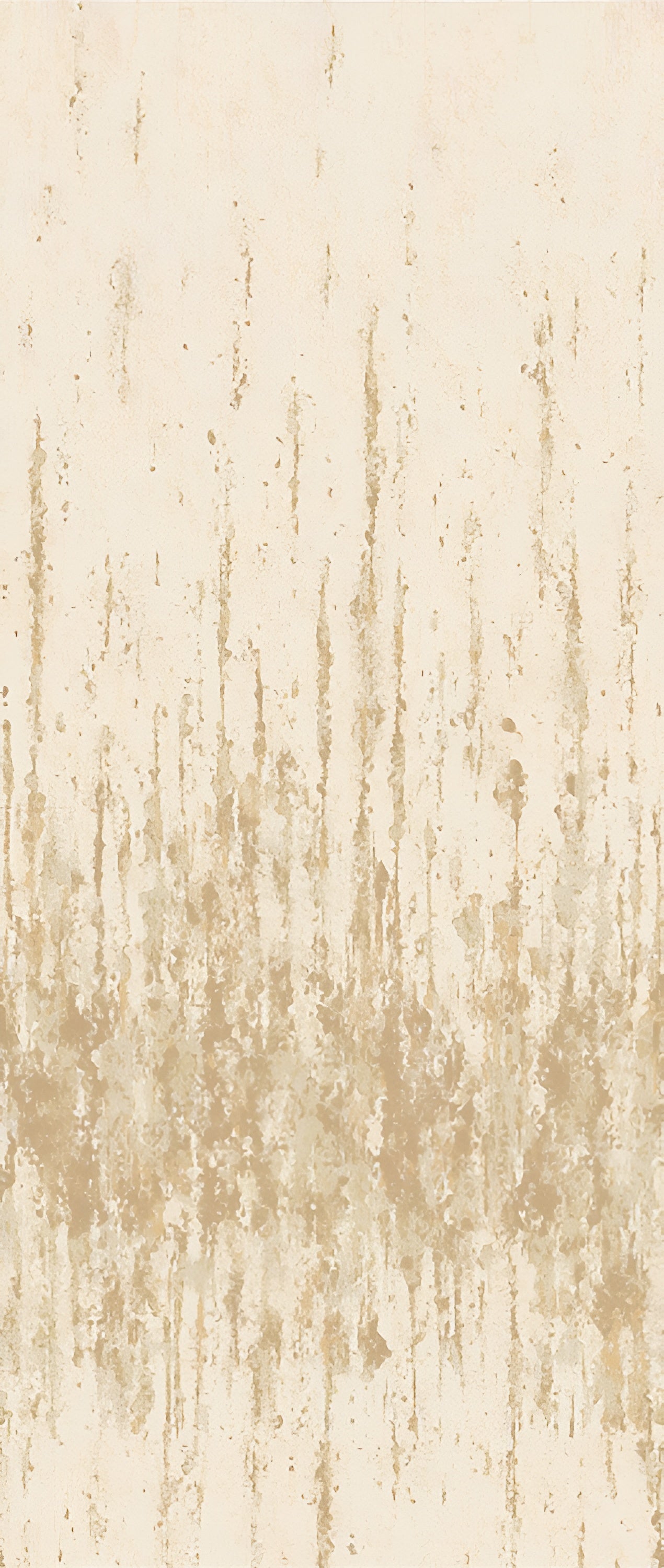 Textilná nástenná dekorácia imitujúca starú stenu ORCIA - MORDORÉ zlatohnedá