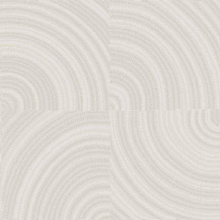 Textilná tapeta so štruktúrou a geometrickým vzorom ALENTOURS - IVOIRE ORANGE slonová kosť