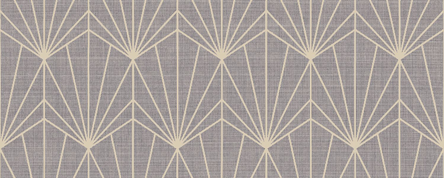 Tapeta prírodná metalická štruktúrna art deco MAJESTÉ - NOIR DE LUNE PLATINE tmavý platinový