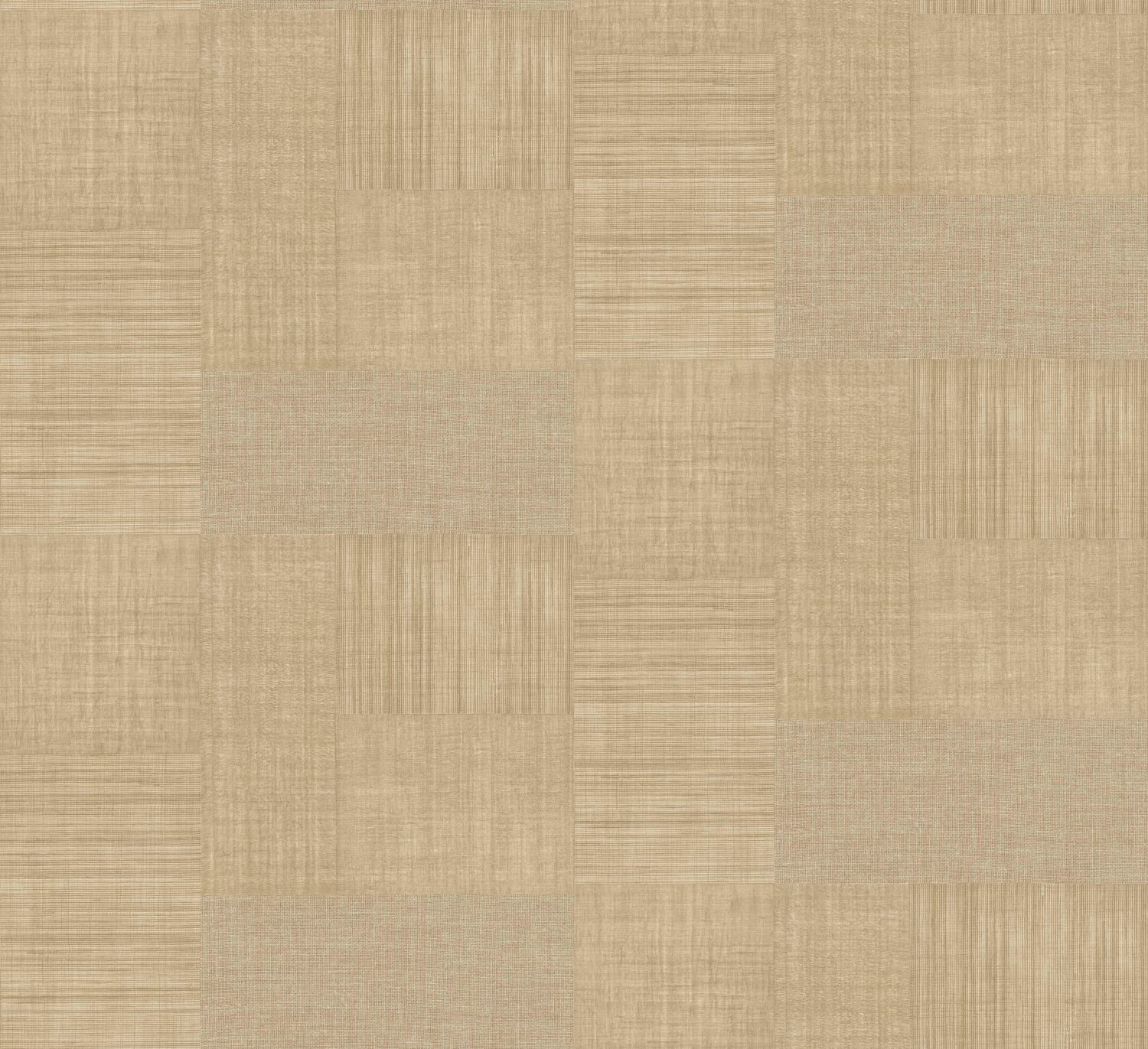 Tapeta štrukturálna geometrická patchwork napodobňujúca tkaninu MESTIZO - TRAVERTÍN béžový