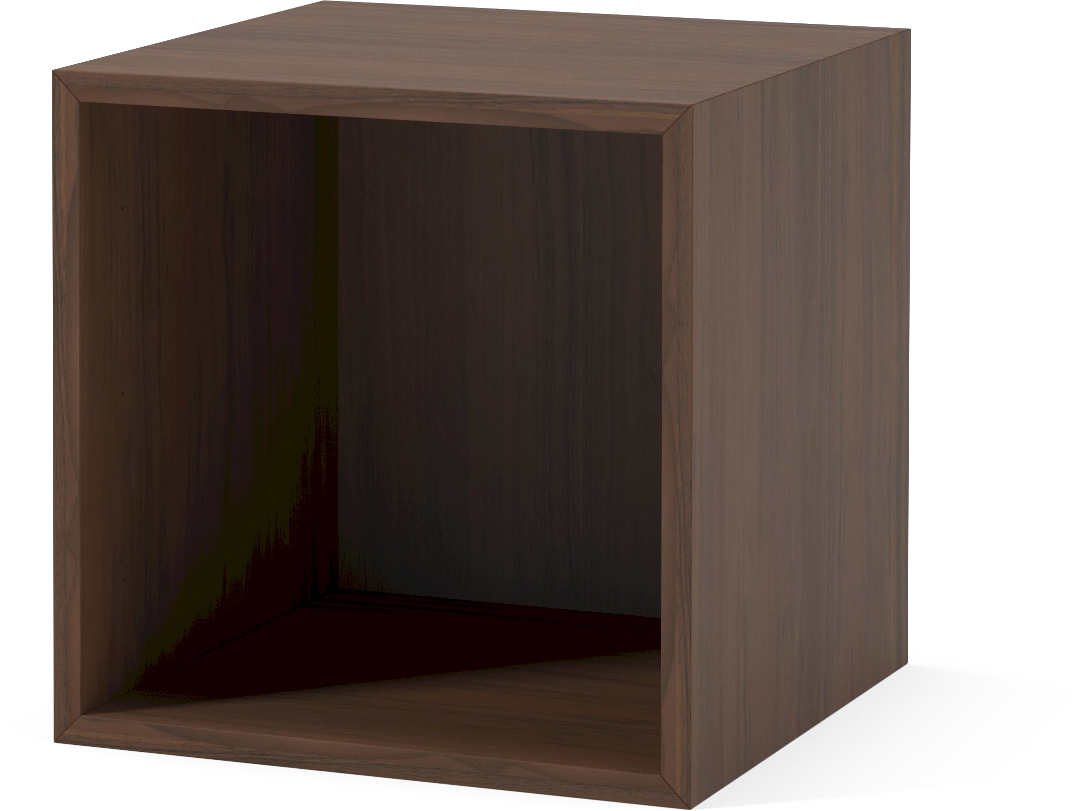 Polica CASE - jednotlivý modul orechová dyha