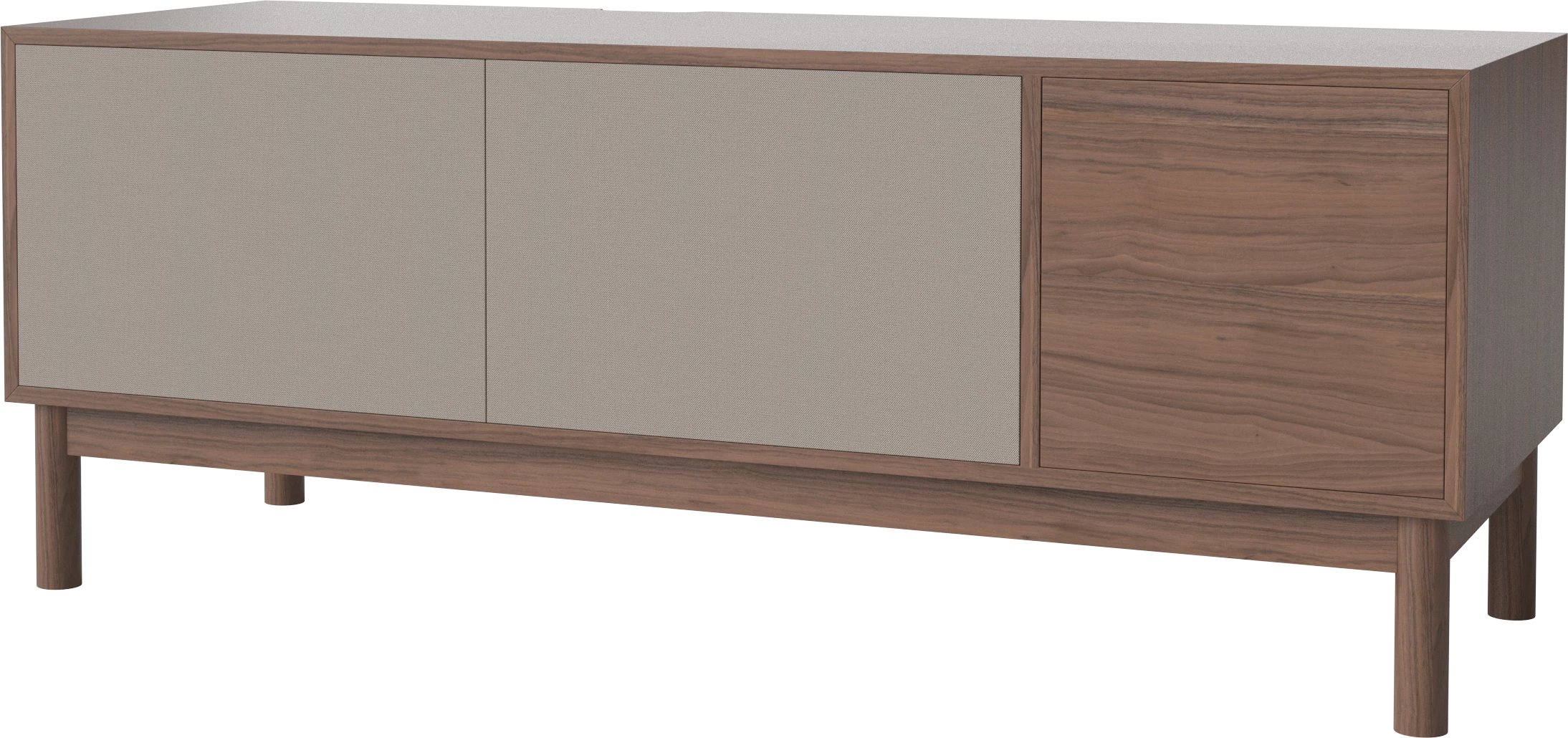 Televízna skrinka CASE orechový dyha