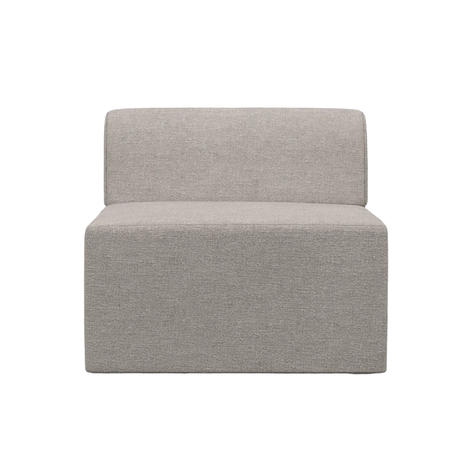 Sedačka modulová TORI - stredný modul šedý