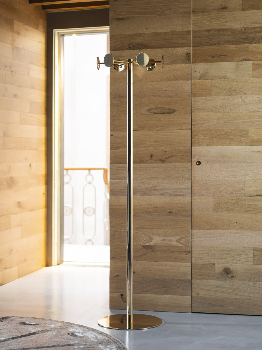 Stojanový vešiak CHAPERON zlatý