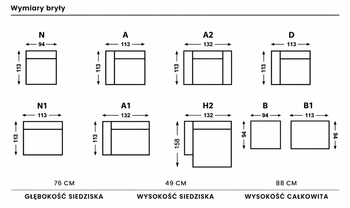 Modulárna pohovka LAZY prispôsobená