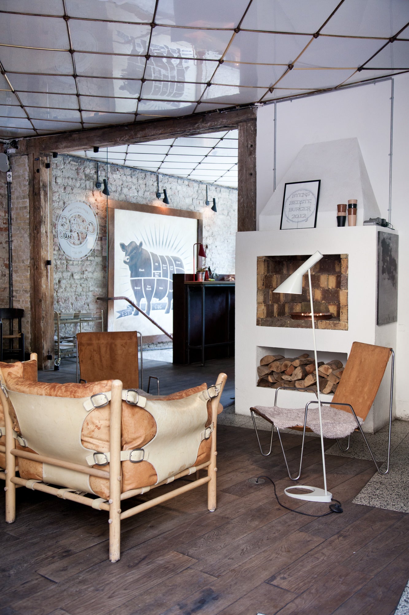 AJ White Floor Lamp