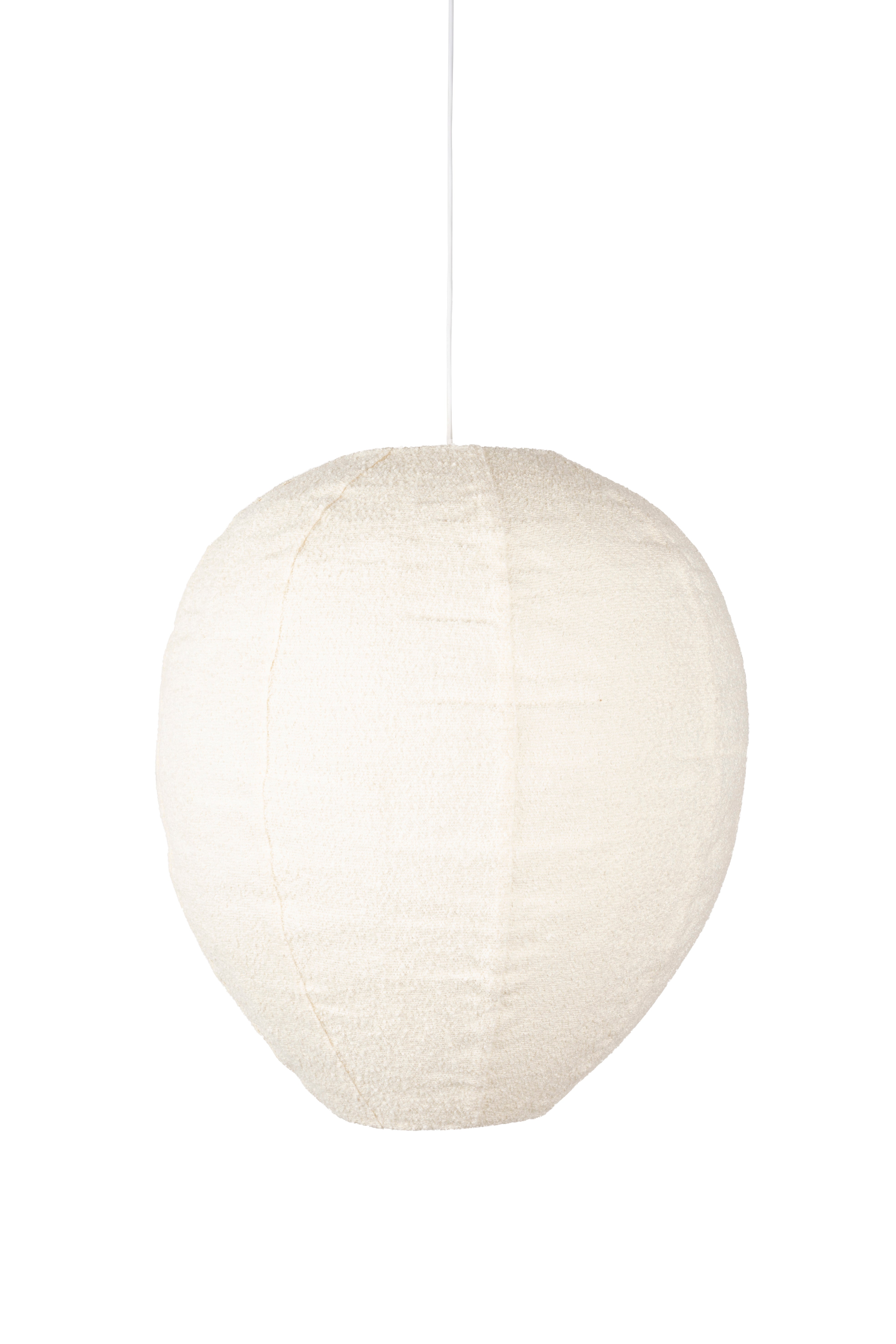 Lampa visiacá COCOON krémový bouclé