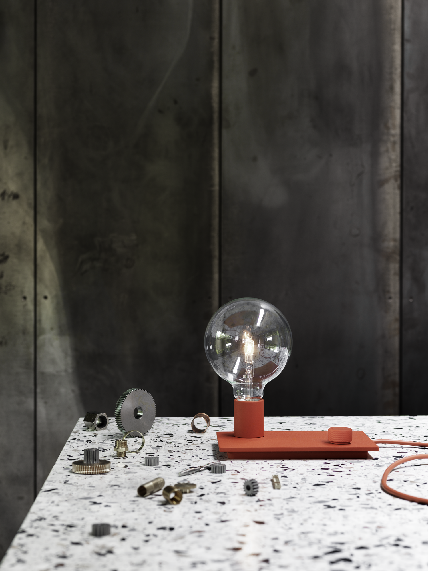 Table lamp CONTROL red