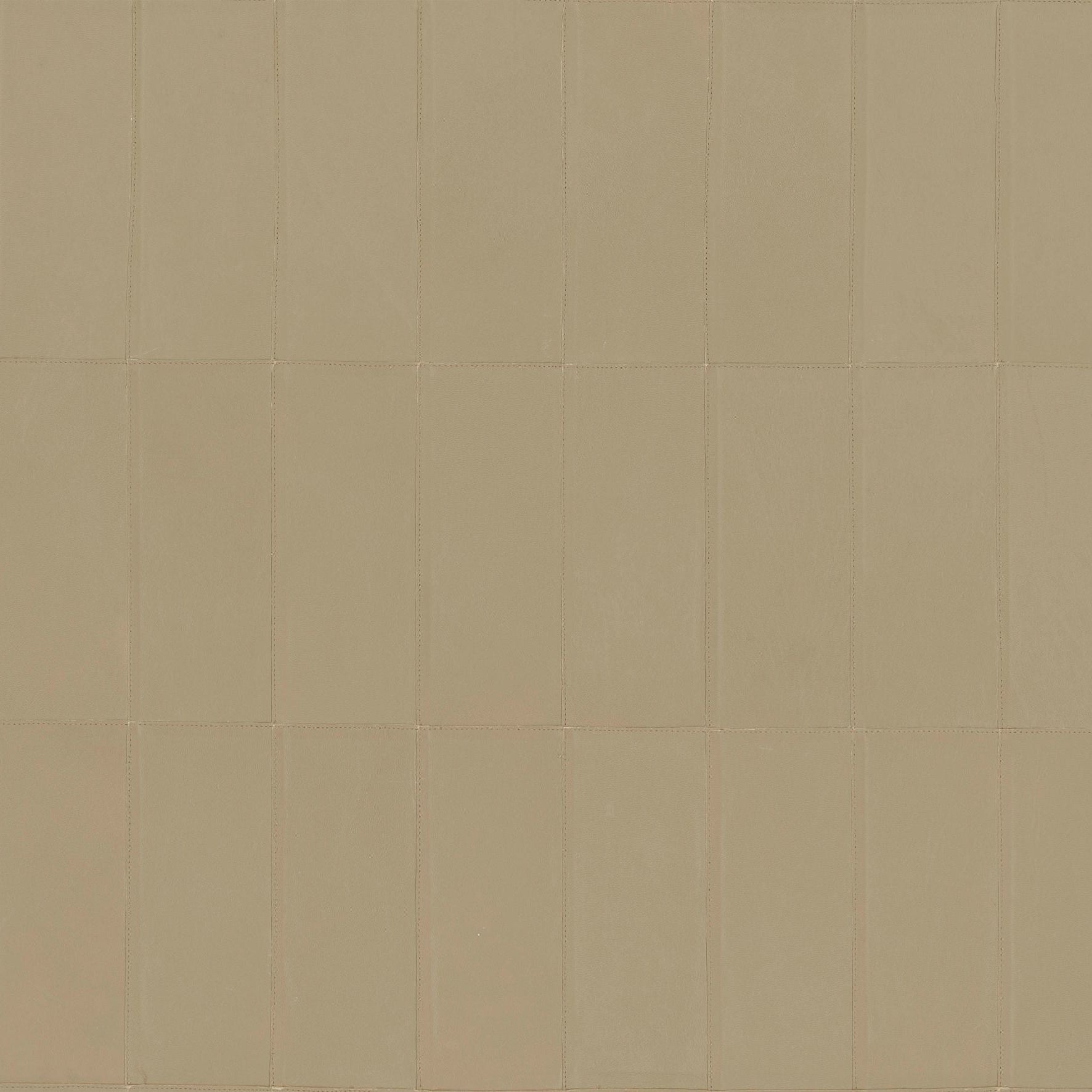 Natural leather wallpaper with geometric pattern PALADIN light brown