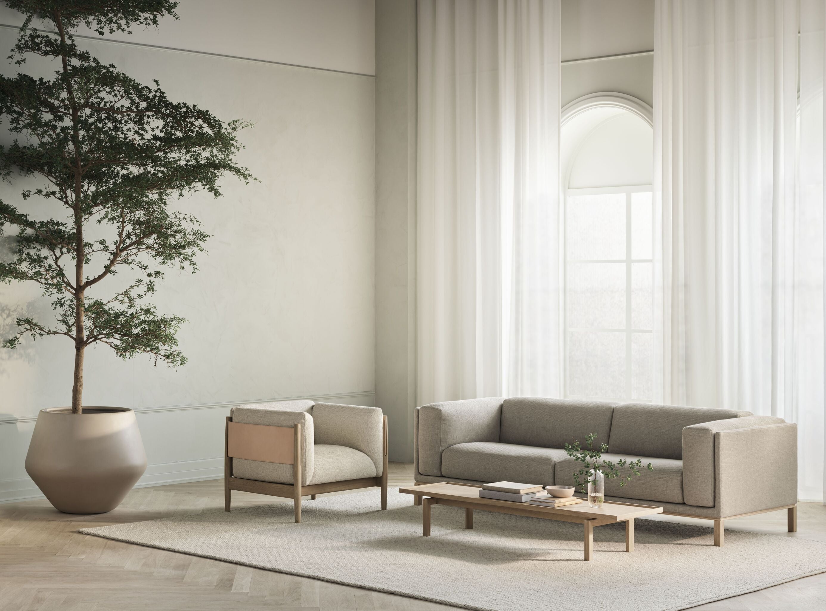 Sofa 2-modulová COSY tmavý podstavec