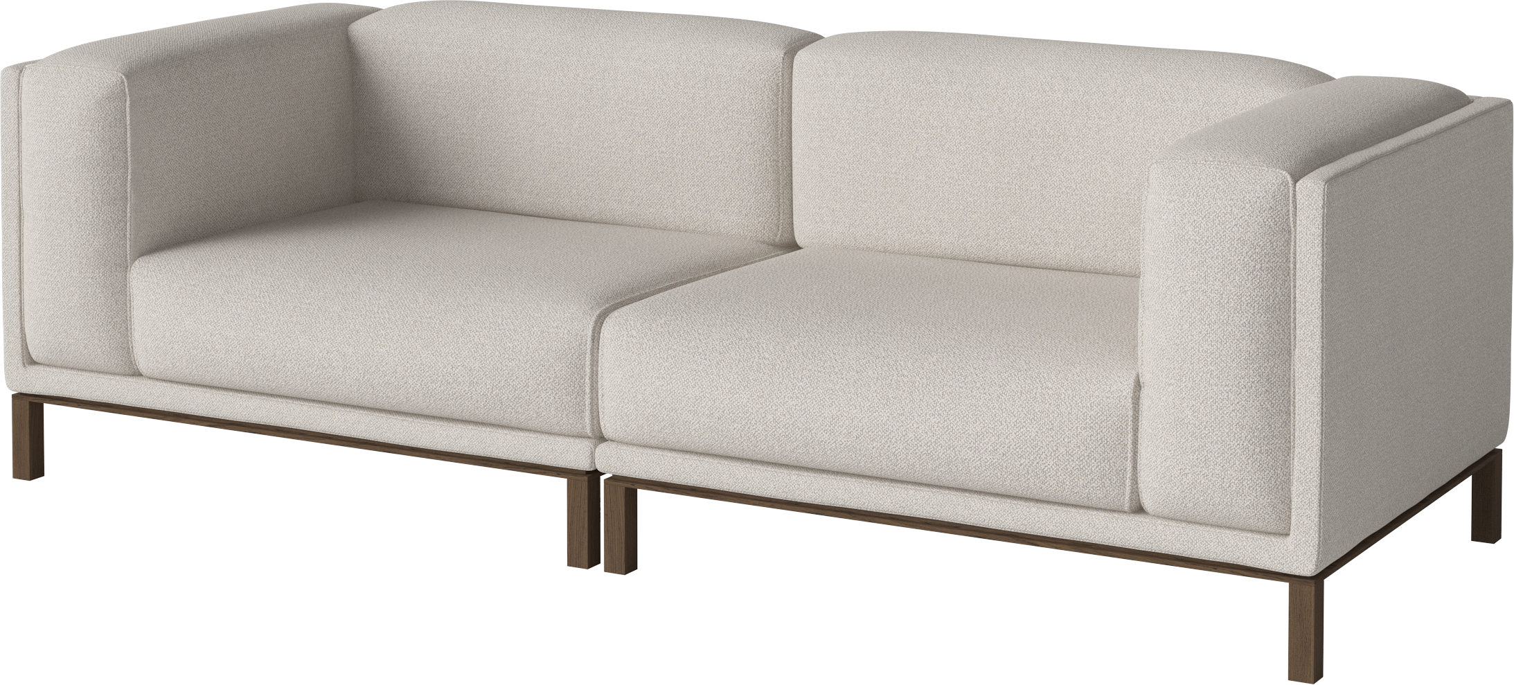 Sofa 2-modulová COSY tmavý podstavec