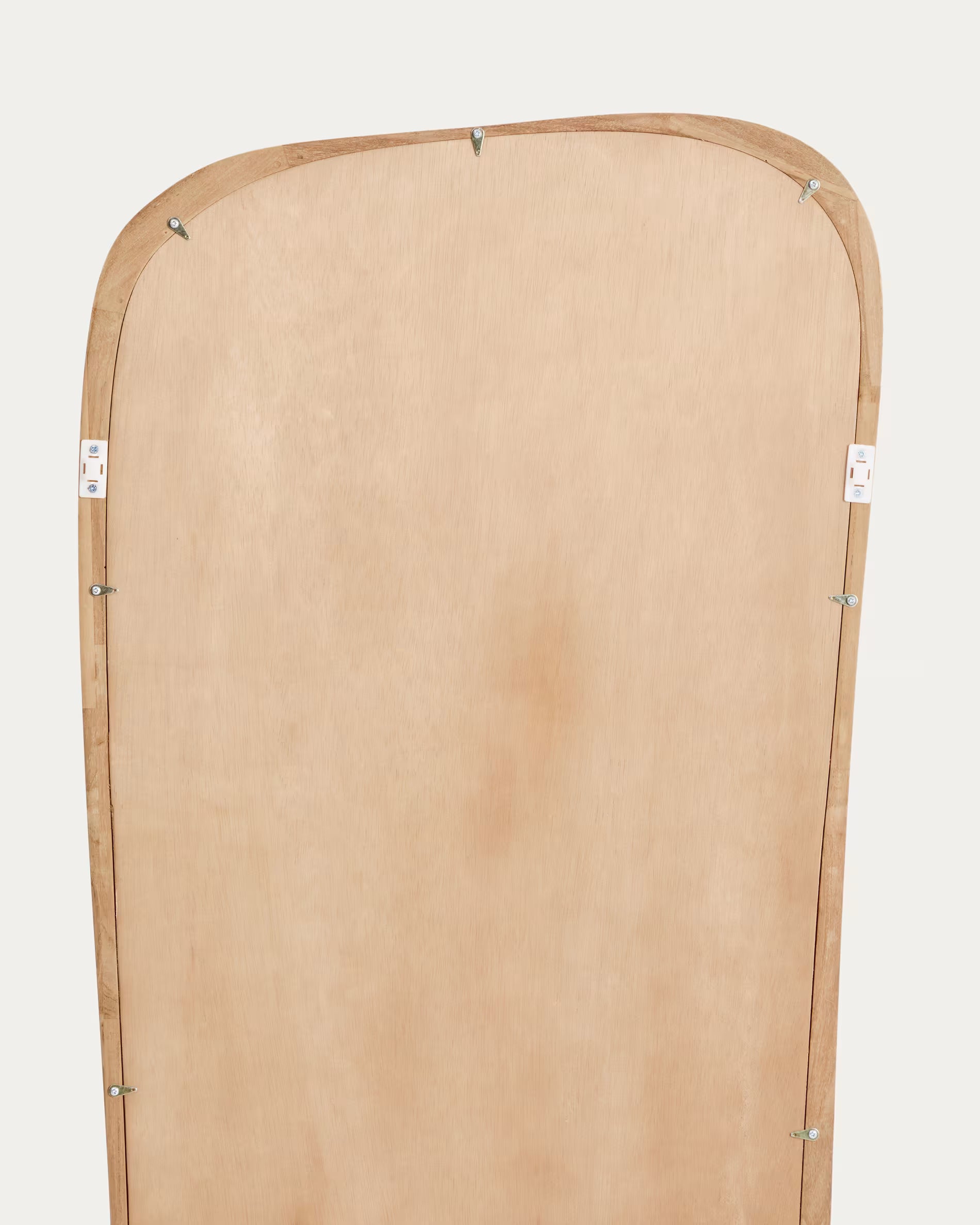 ALURA elongated mirror teak wood