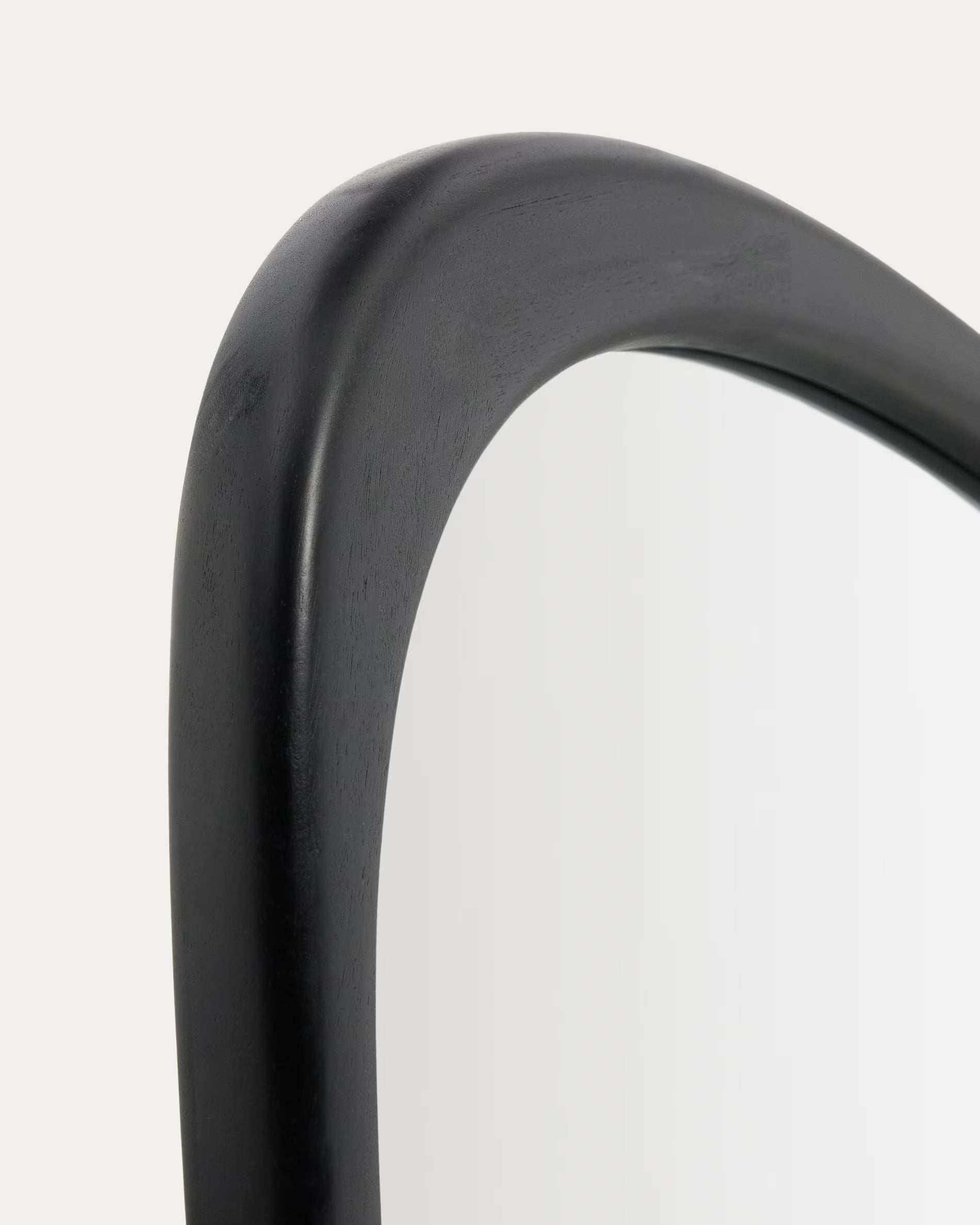 ALURA Rectangular Mirror Black Teak Wood