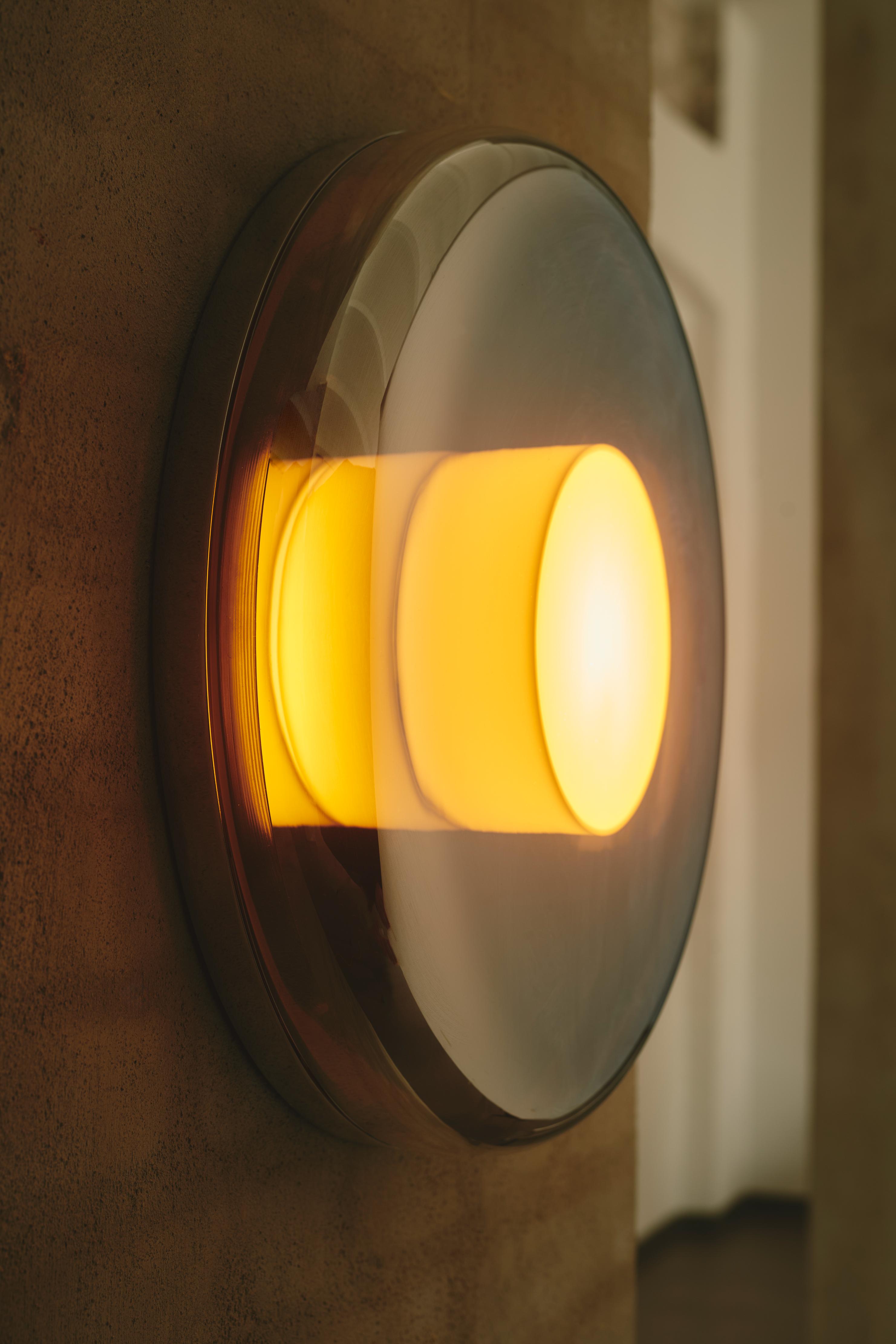 Nástenné svietidlo ENDLESS sklo s povrchovou úpravou