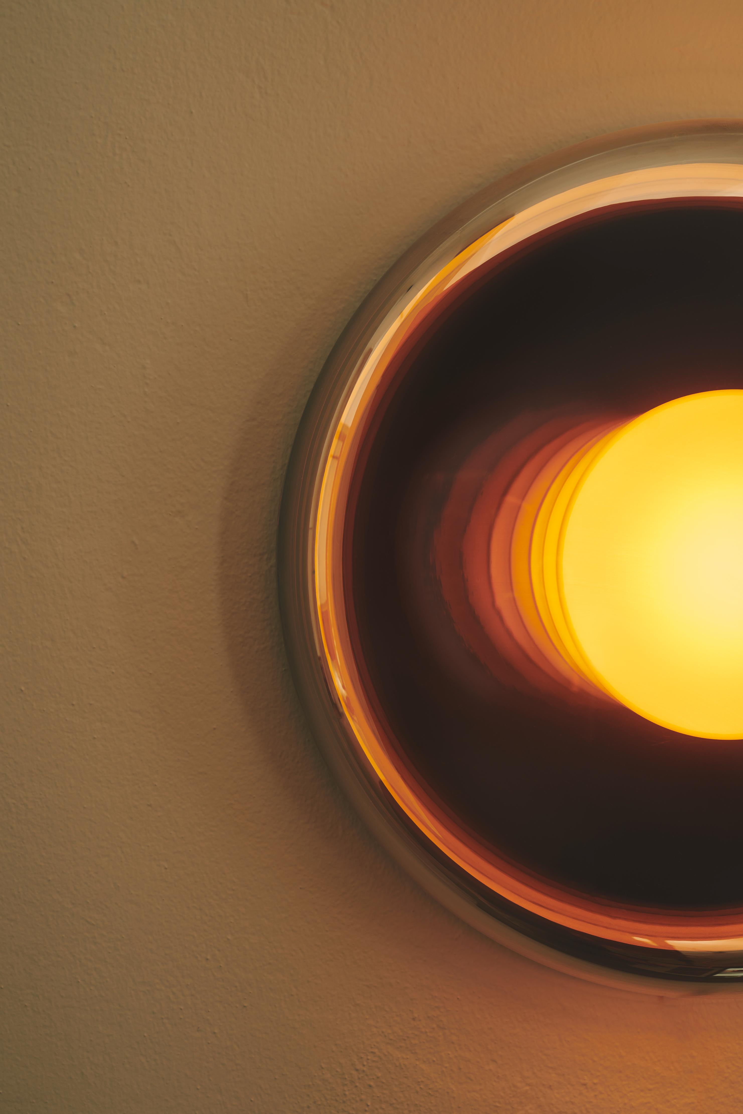 Nástenné svietidlo ENDLESS sklo s povrchovou úpravou