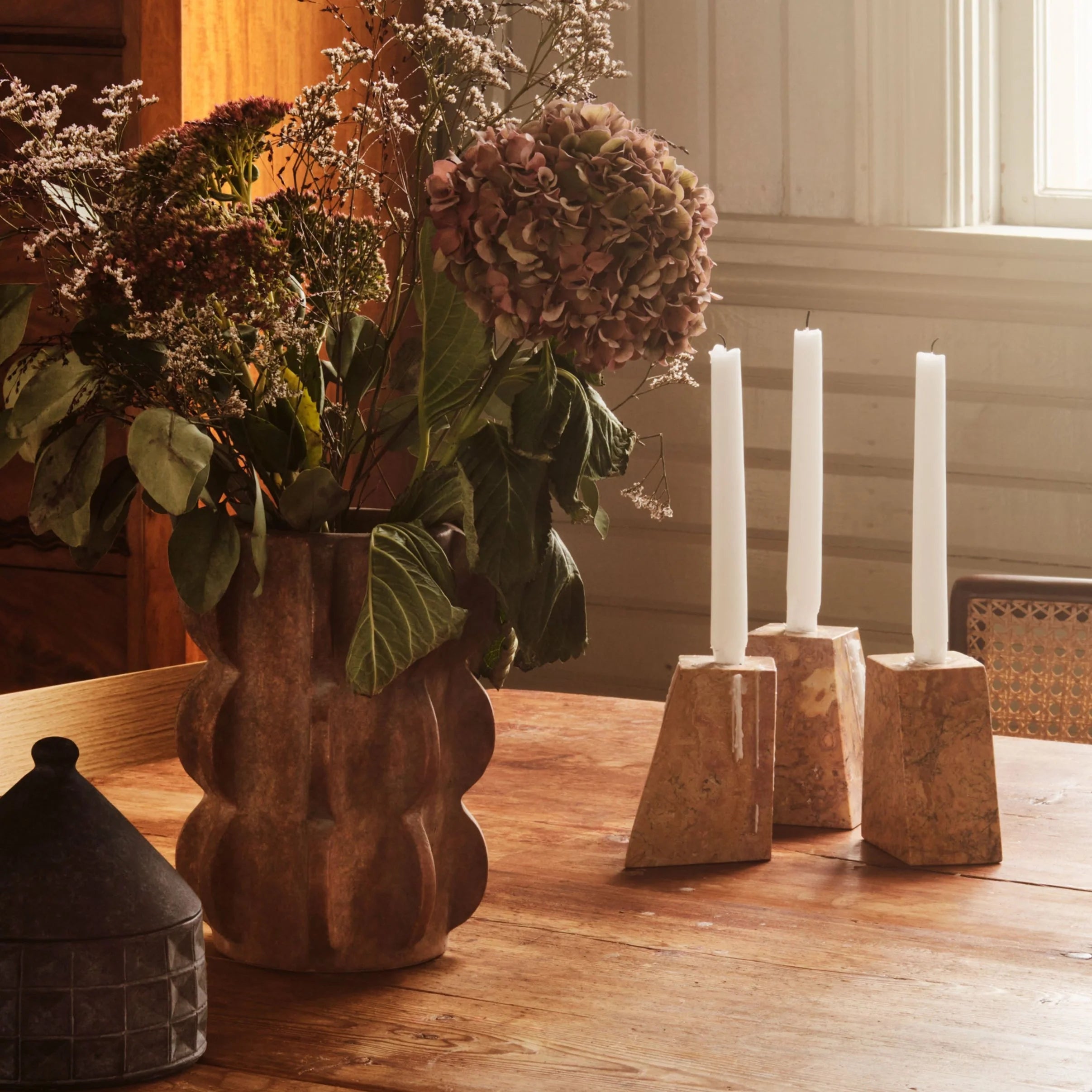 Váza ARCISSIMO hnedá keramika